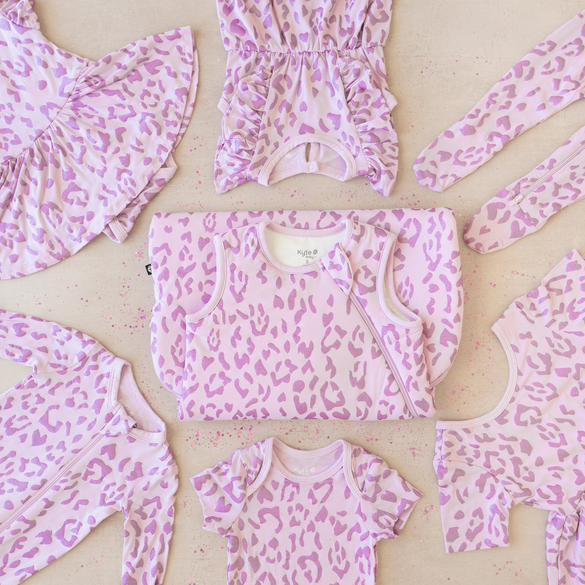 leopard print pajamas from kyte baby