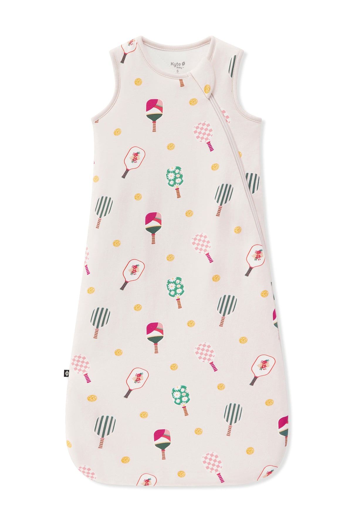Sleep Bag in Pickleball 1.0 print on a white background