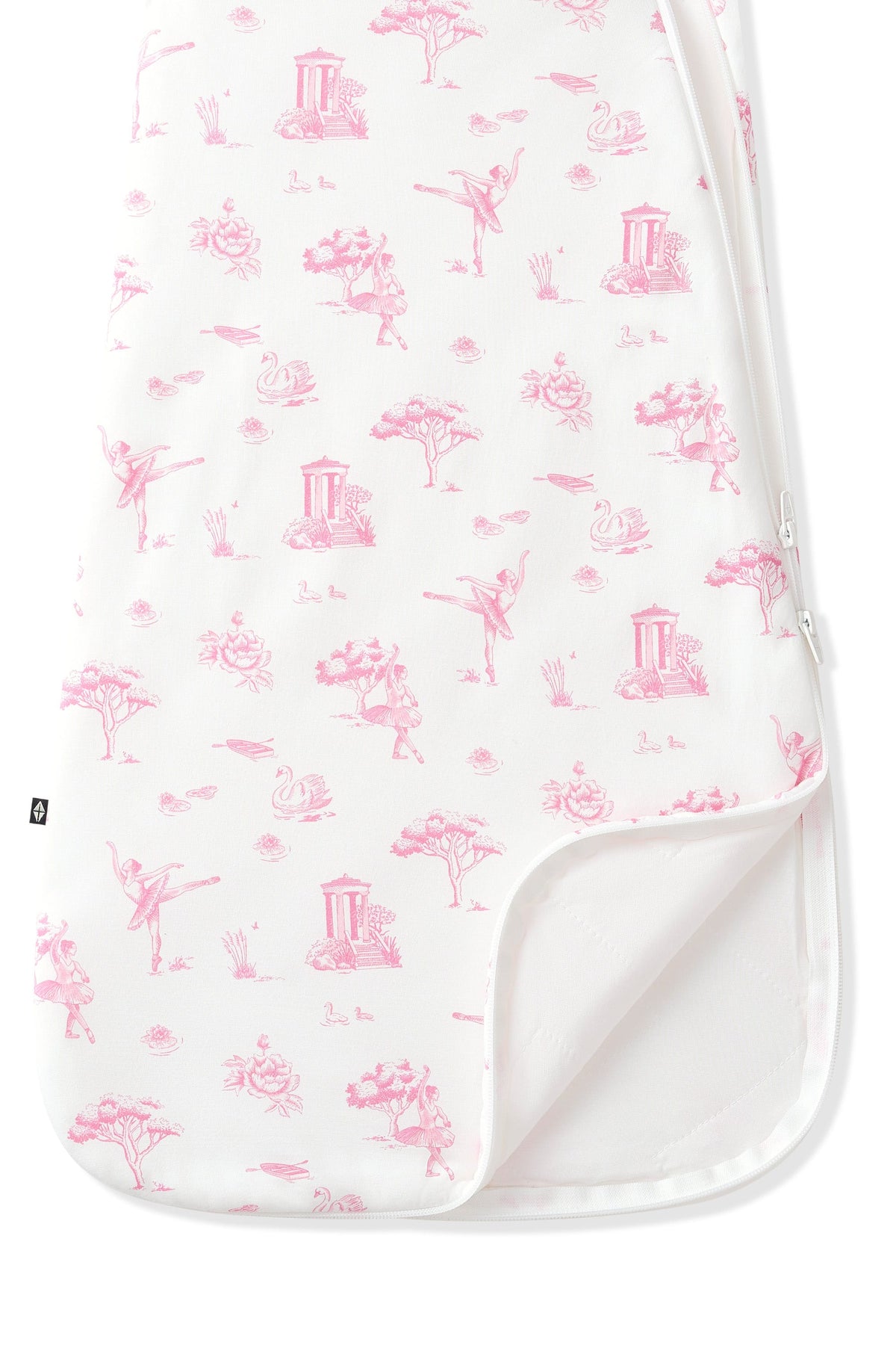 Double zipper shown on the Sleep Bag in Toile Ballet 1.0