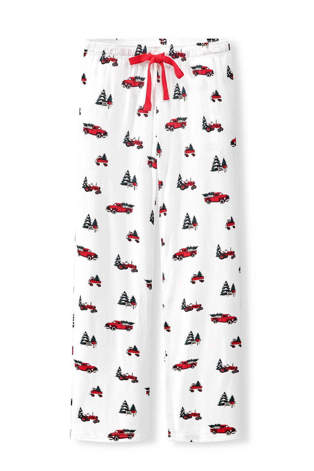 Women's Lounge Pants in Holiday Tree Farm