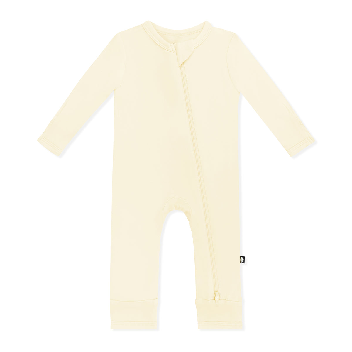 Product photo of the Zippered Romper in Chamomile