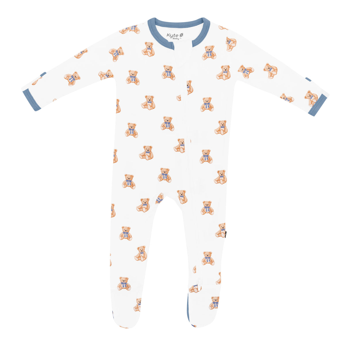 Kyte Baby Zippered Footie in Teddy Bear