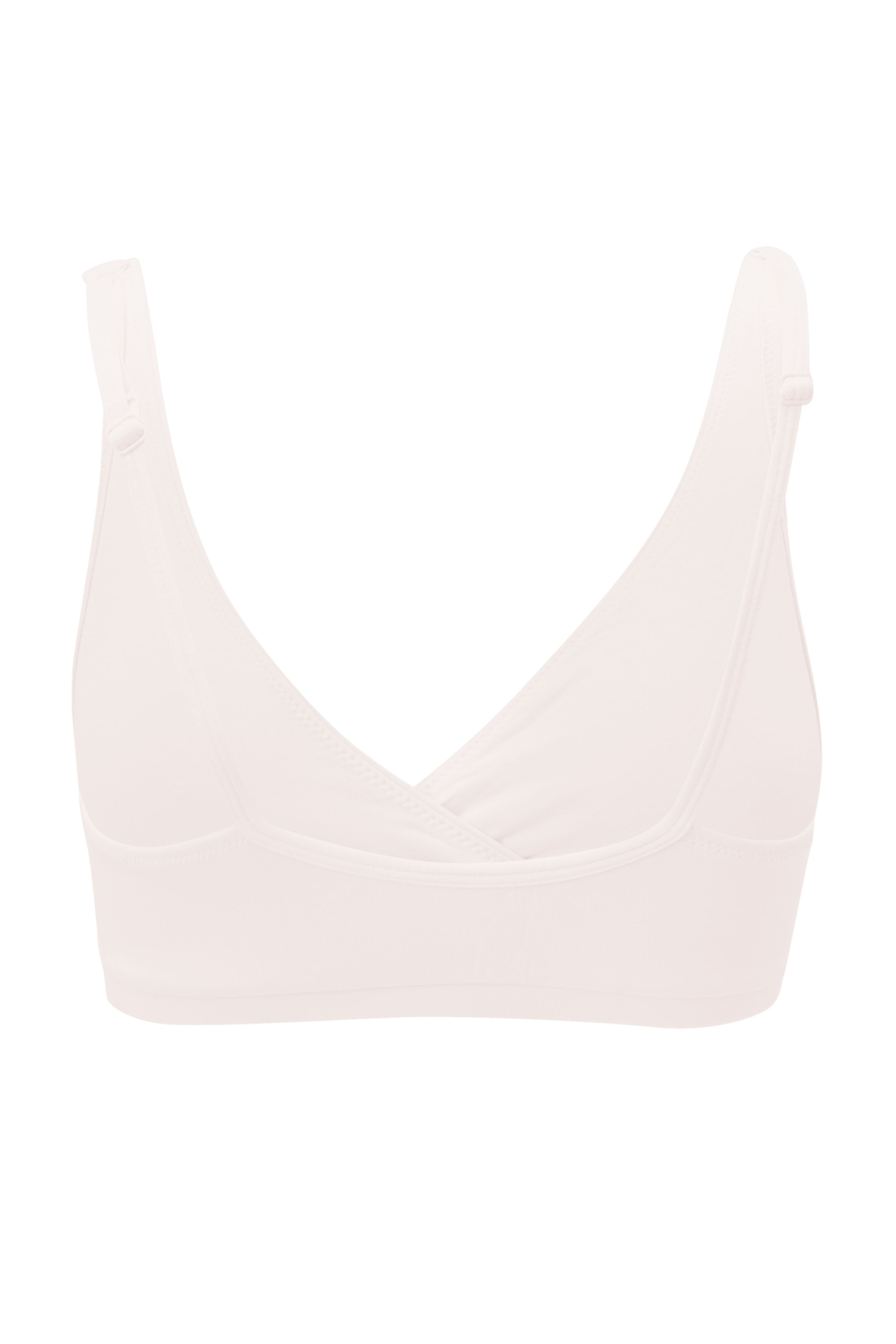 The back of the Women's Cross Front Bralette in Blonde