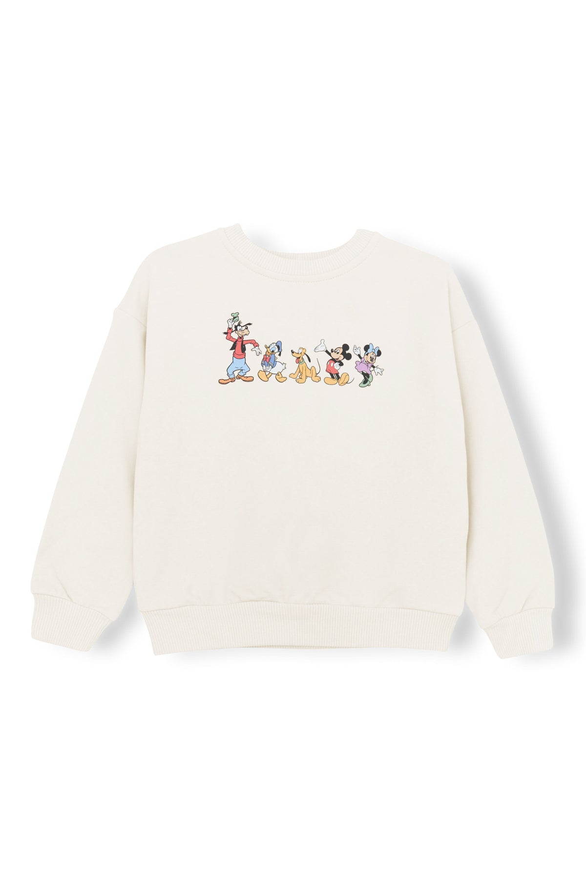 Sweatshirt in Mickey and Friends print on Ecru background