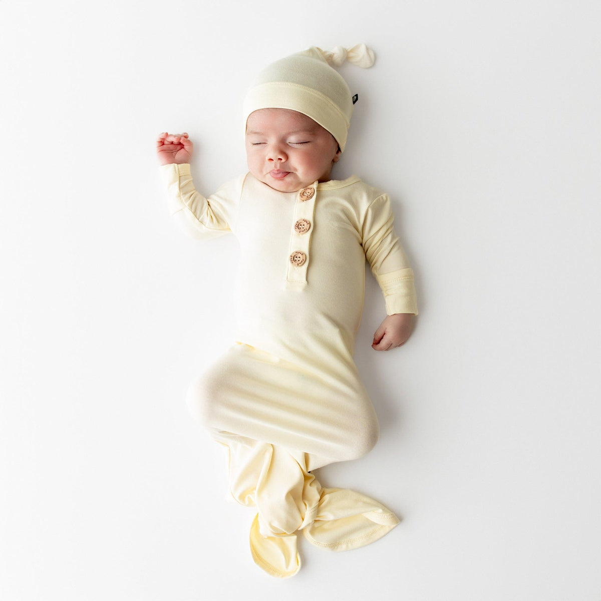 newborn gown in buttery soft rayon from bamboo from kyte baby