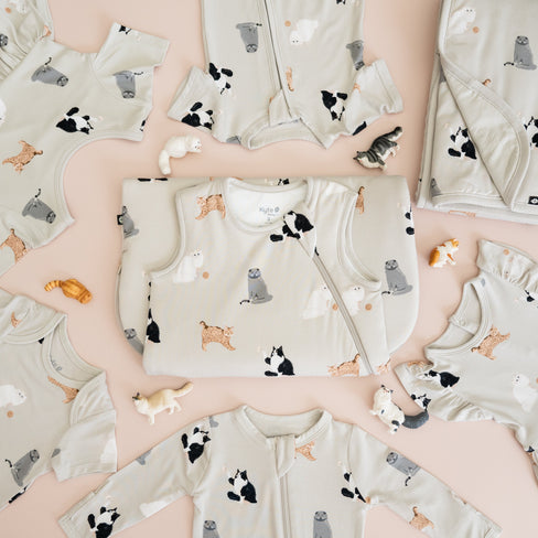 cat print pajamas