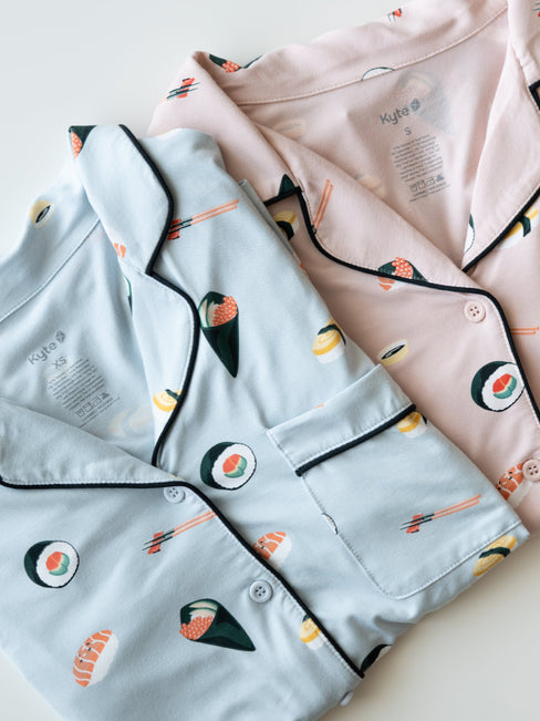 sushi pajamas from kyte baby