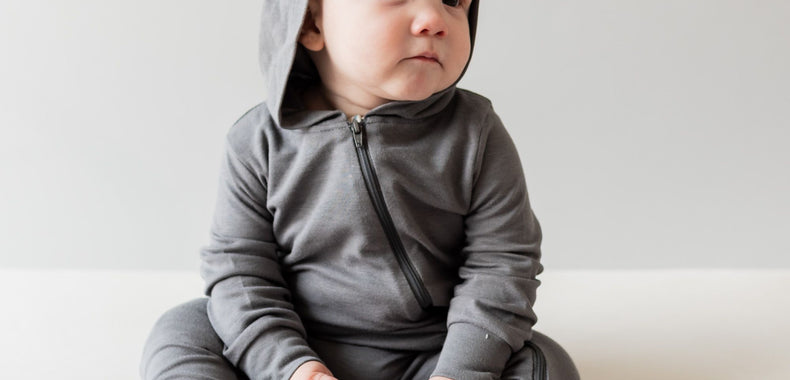 Bamboo Jersey Hooded Rompers
