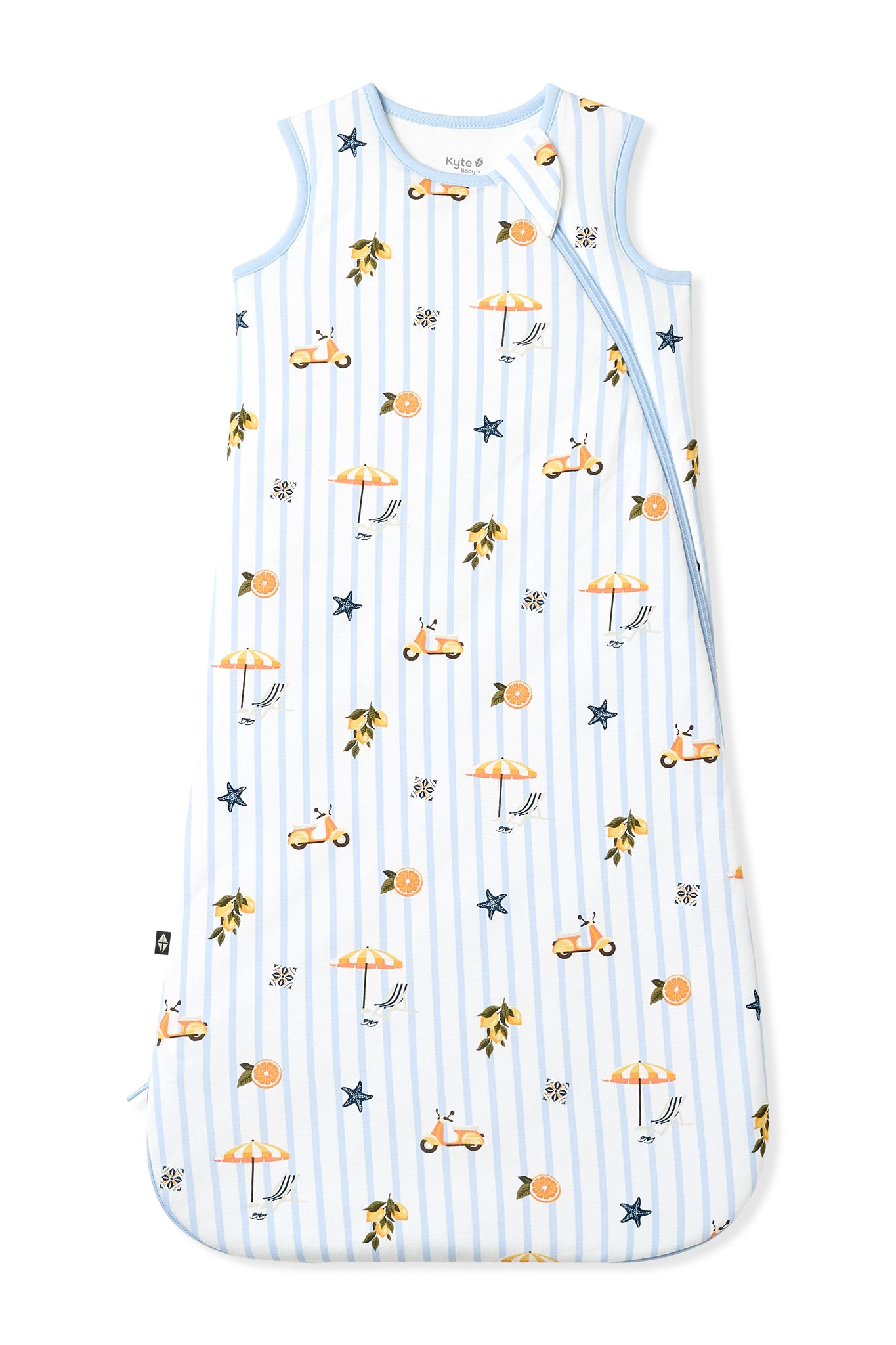 Sleep Bag in Amalfi Coast 1.0 shown on a white surface