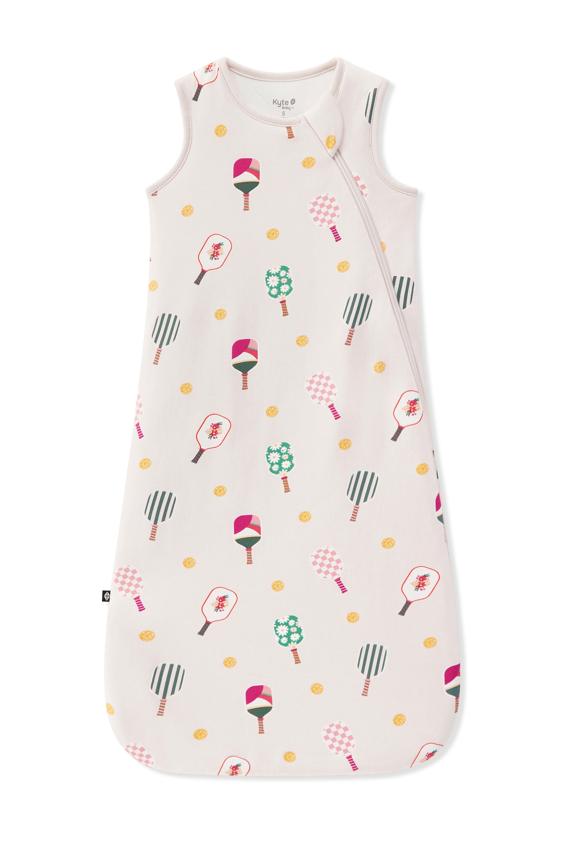 Sleep Bag in Pickleball 1.0 print on a white background