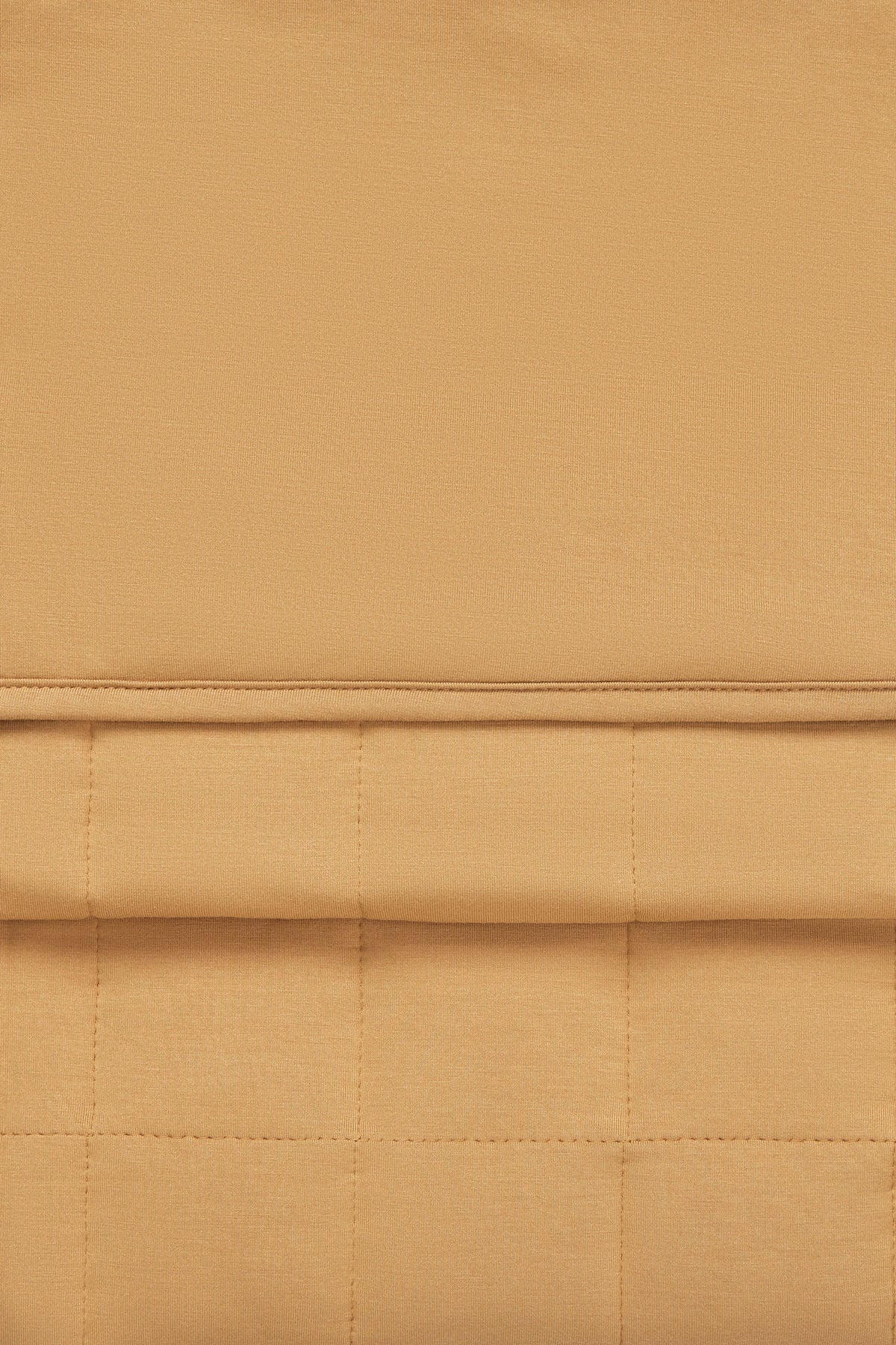 Front and Back side of Baby Blanket in Ochre
