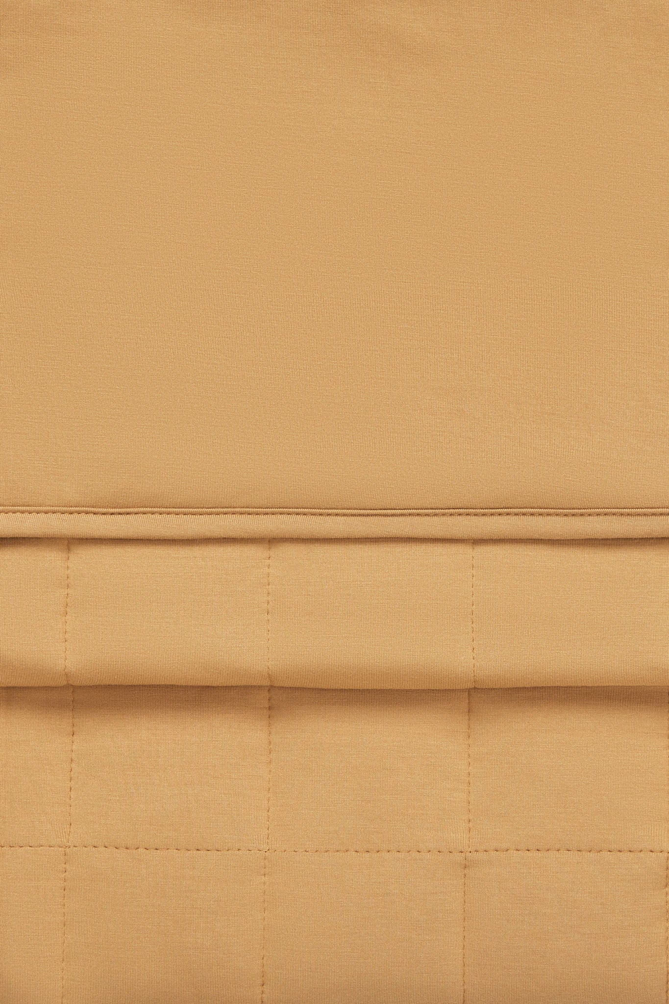 Front and Back side of Baby Blanket in Ochre