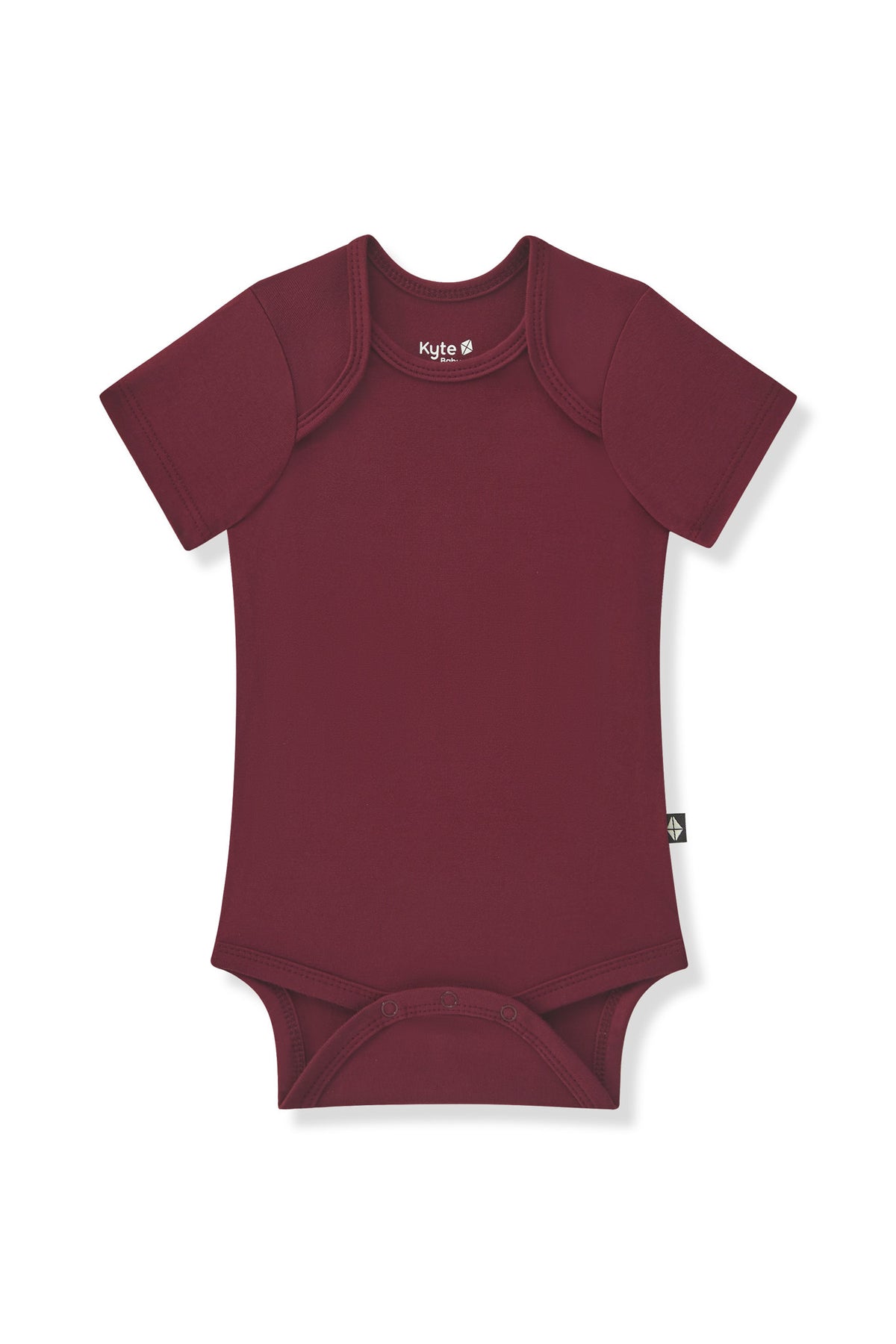 Bodysuit in Burgundy on a white background