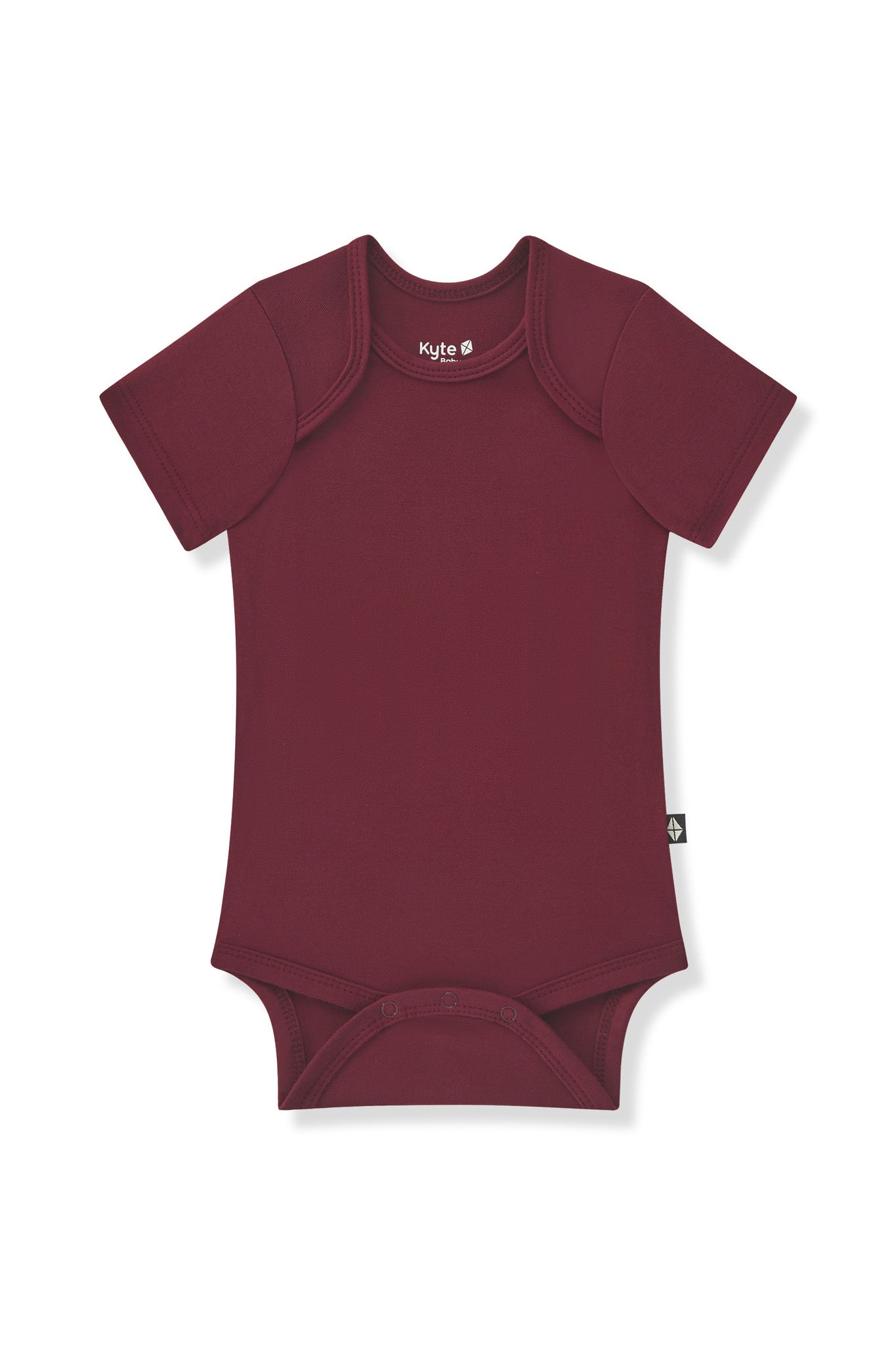 Bodysuit in Burgundy on a white background