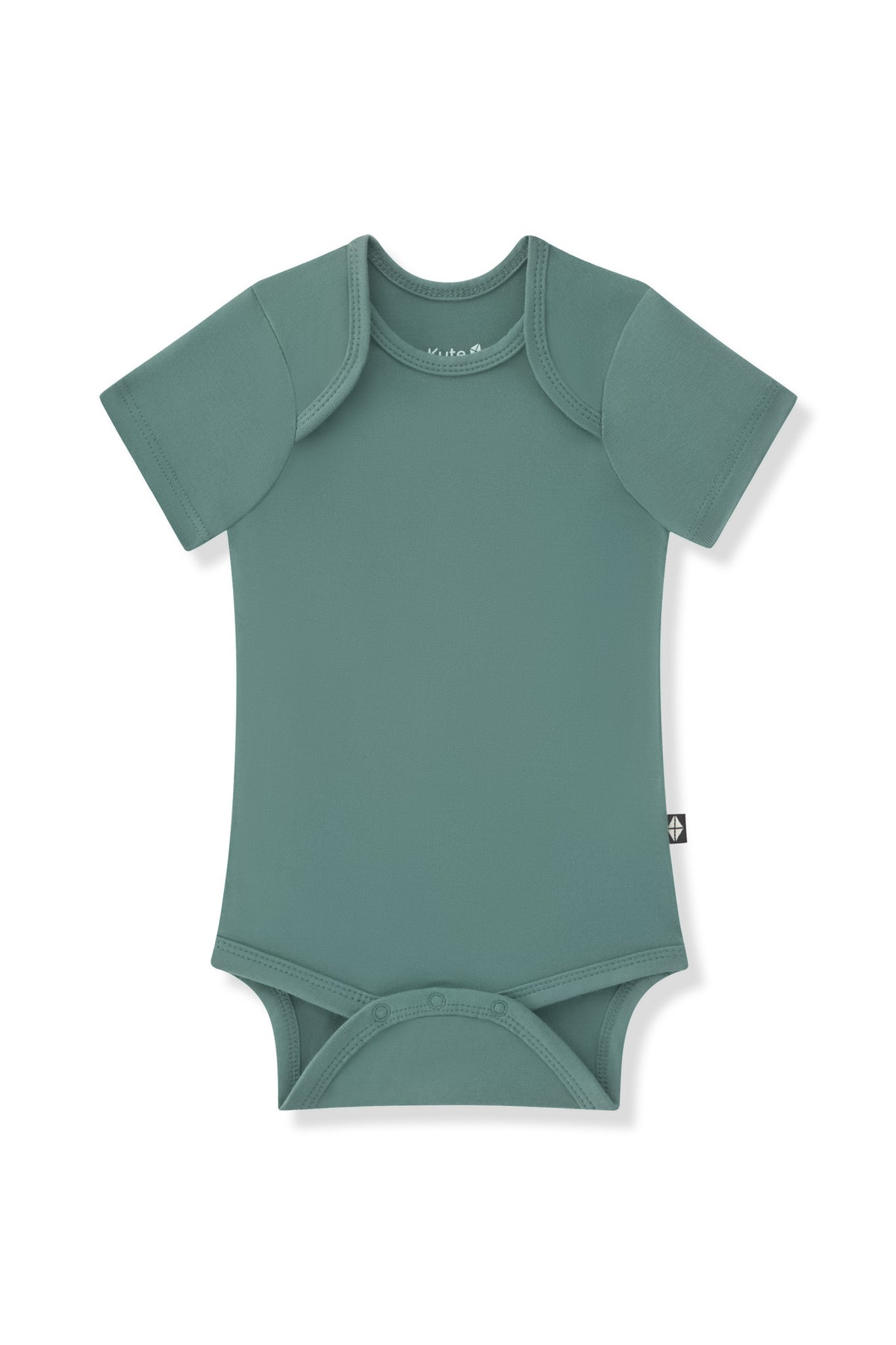 Bodysuit in Pine on a white background