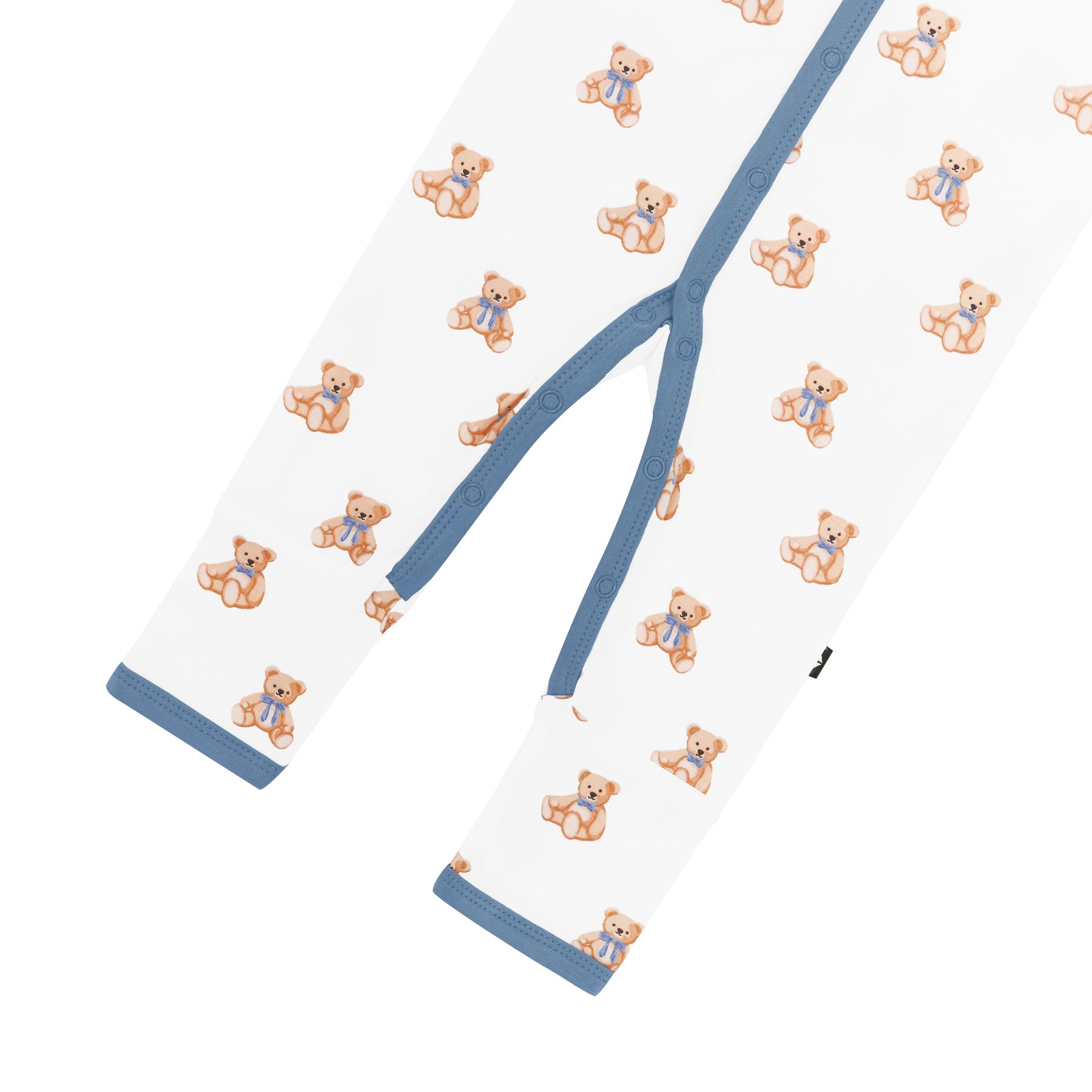 Romper in Teddy Bear bottoms snaps