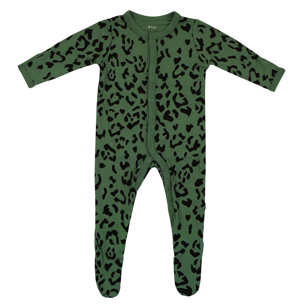 hunter leopard snap footie 
