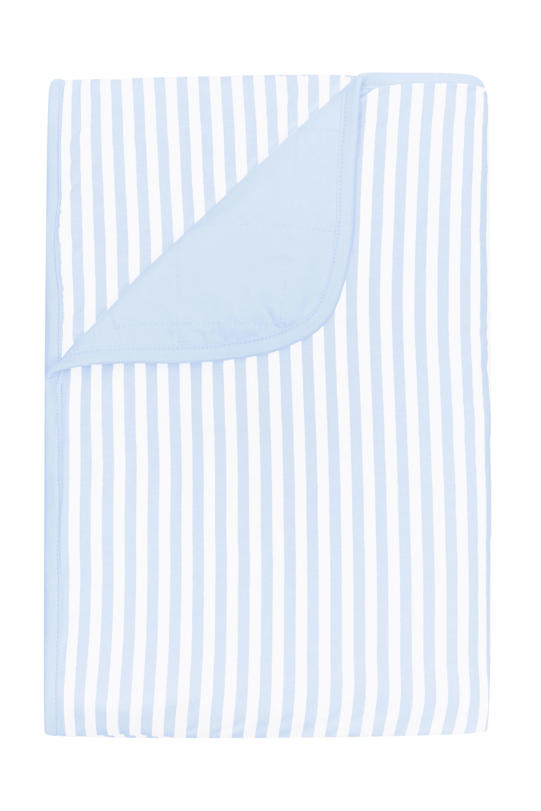 Toddler Blanket in Small Mist Stripe 1.0 with quilted back