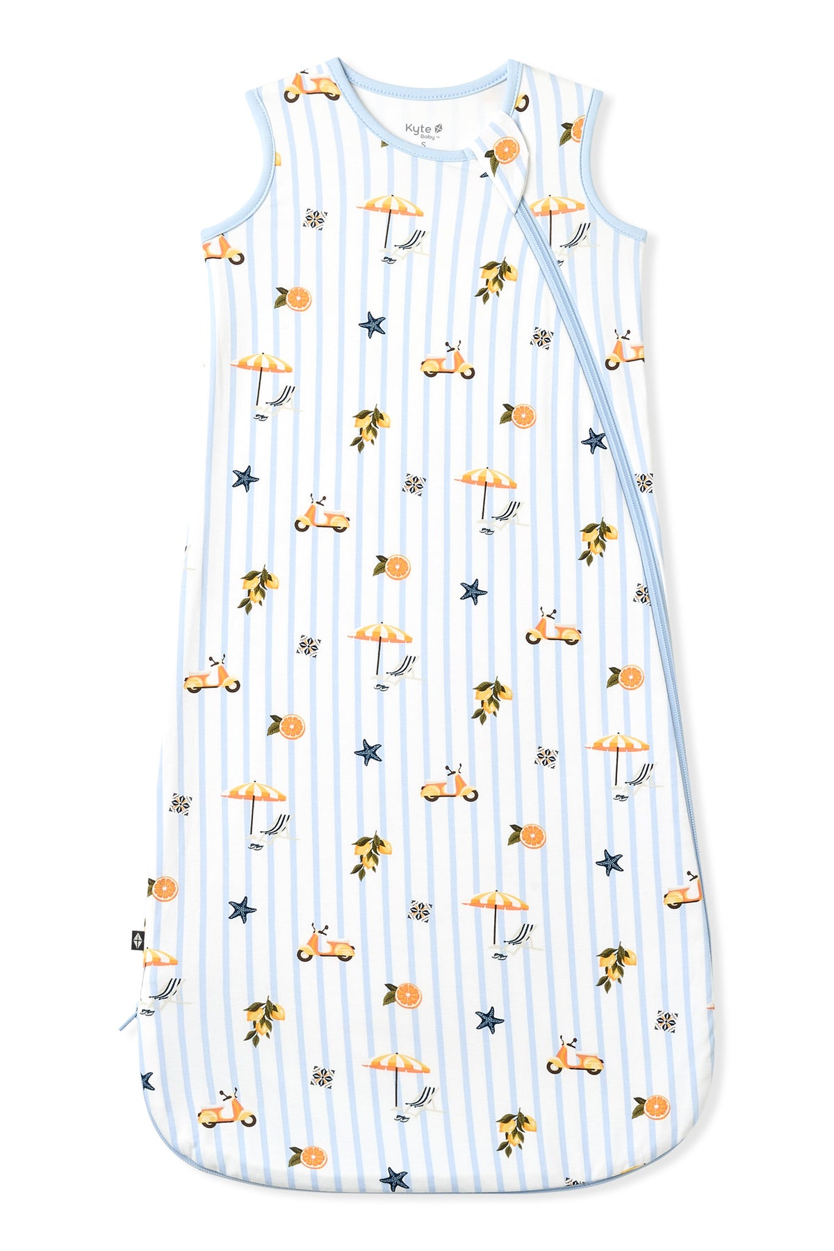 Sleep Bag in Amalfi Coast 0.5 shown on a white surface