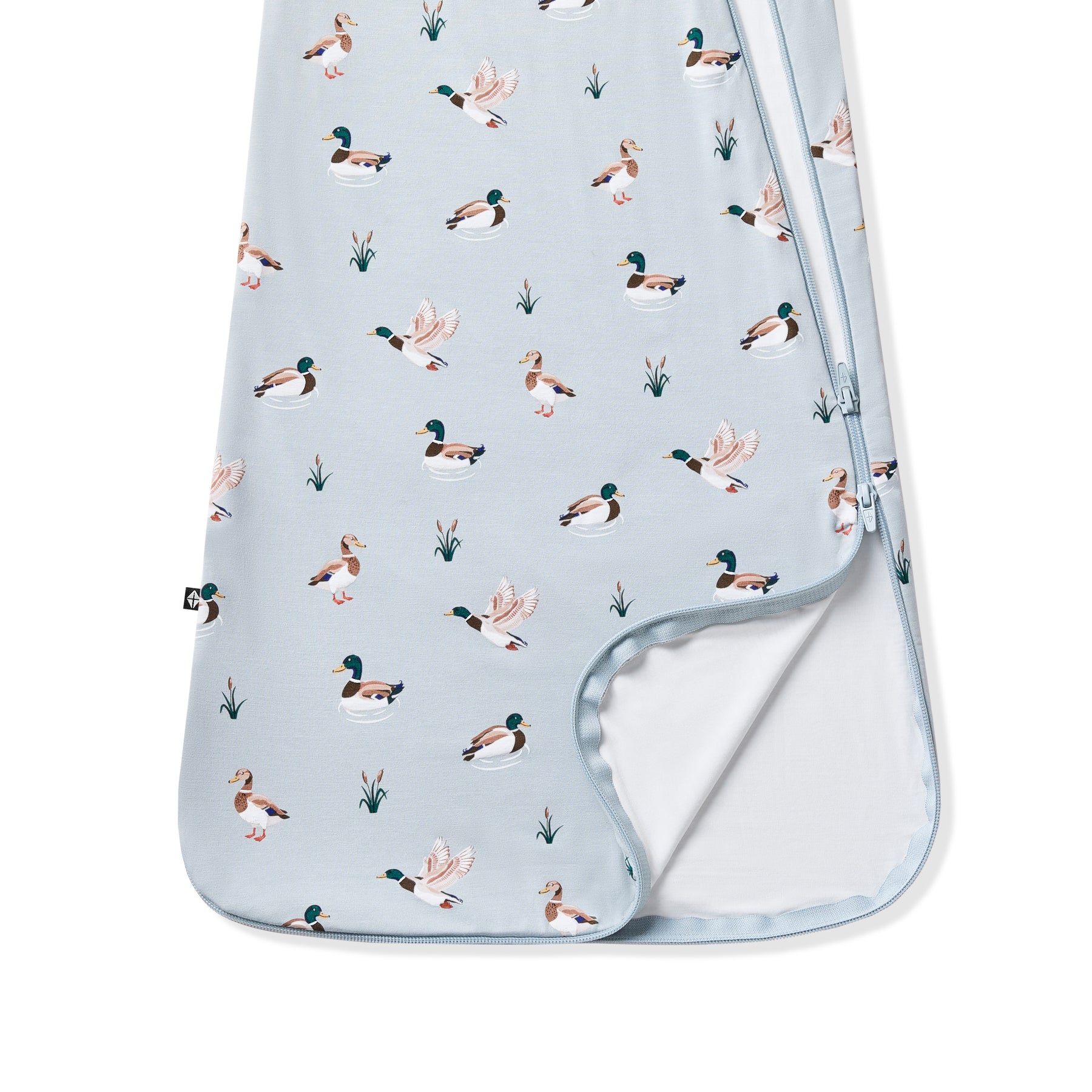 Double zipper on the Sleep Bag in Mallard Duck 0.5