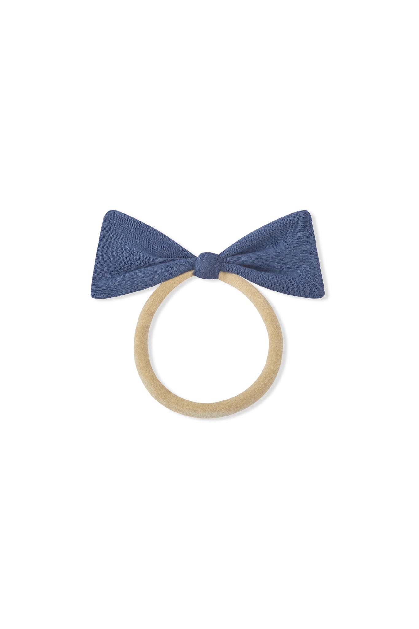 Tiny Nylon Bow in Oxford on a white background