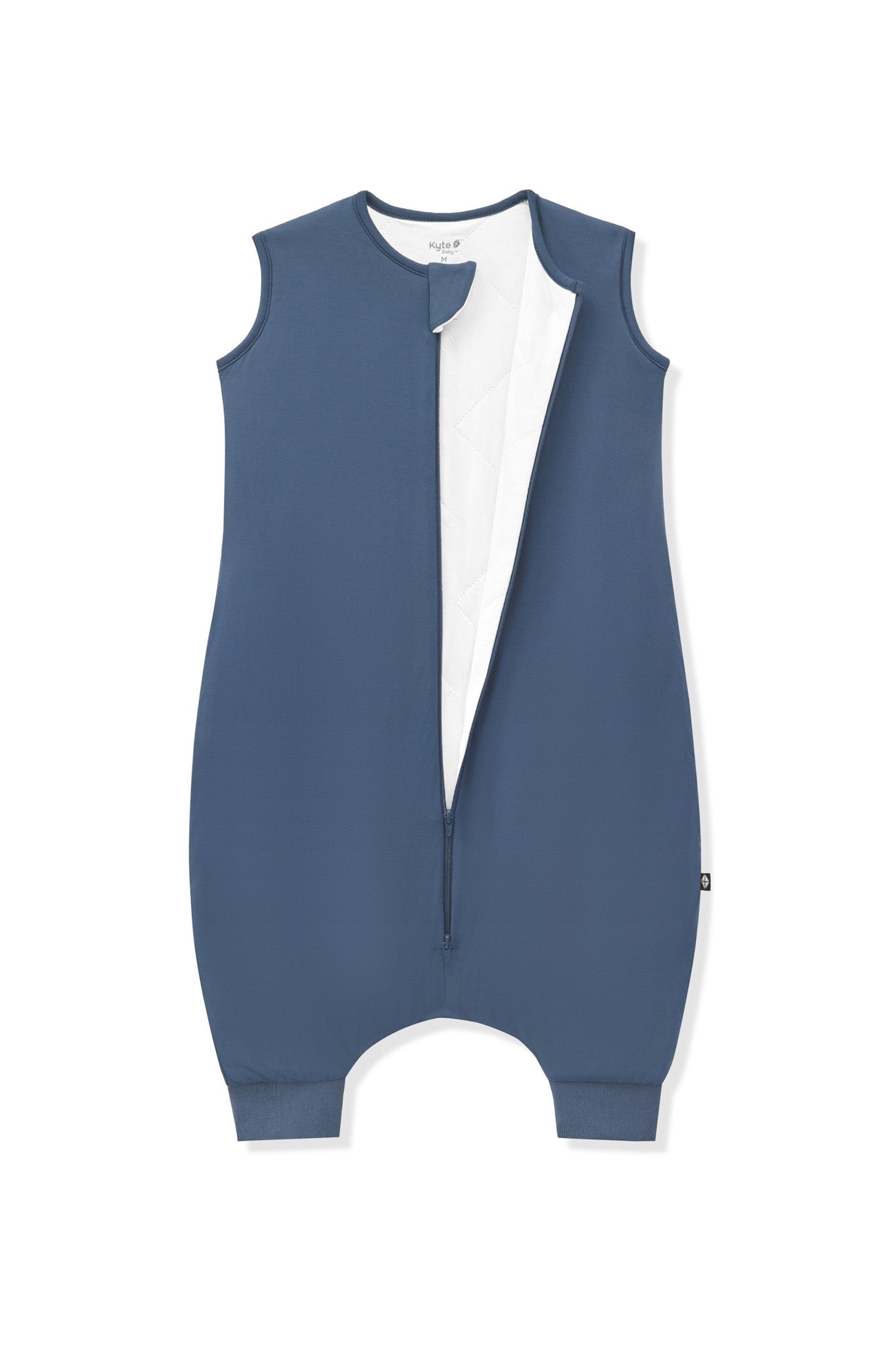 Sleep Bag Walker in Oxford 1.0 shown unzipped on a white background
