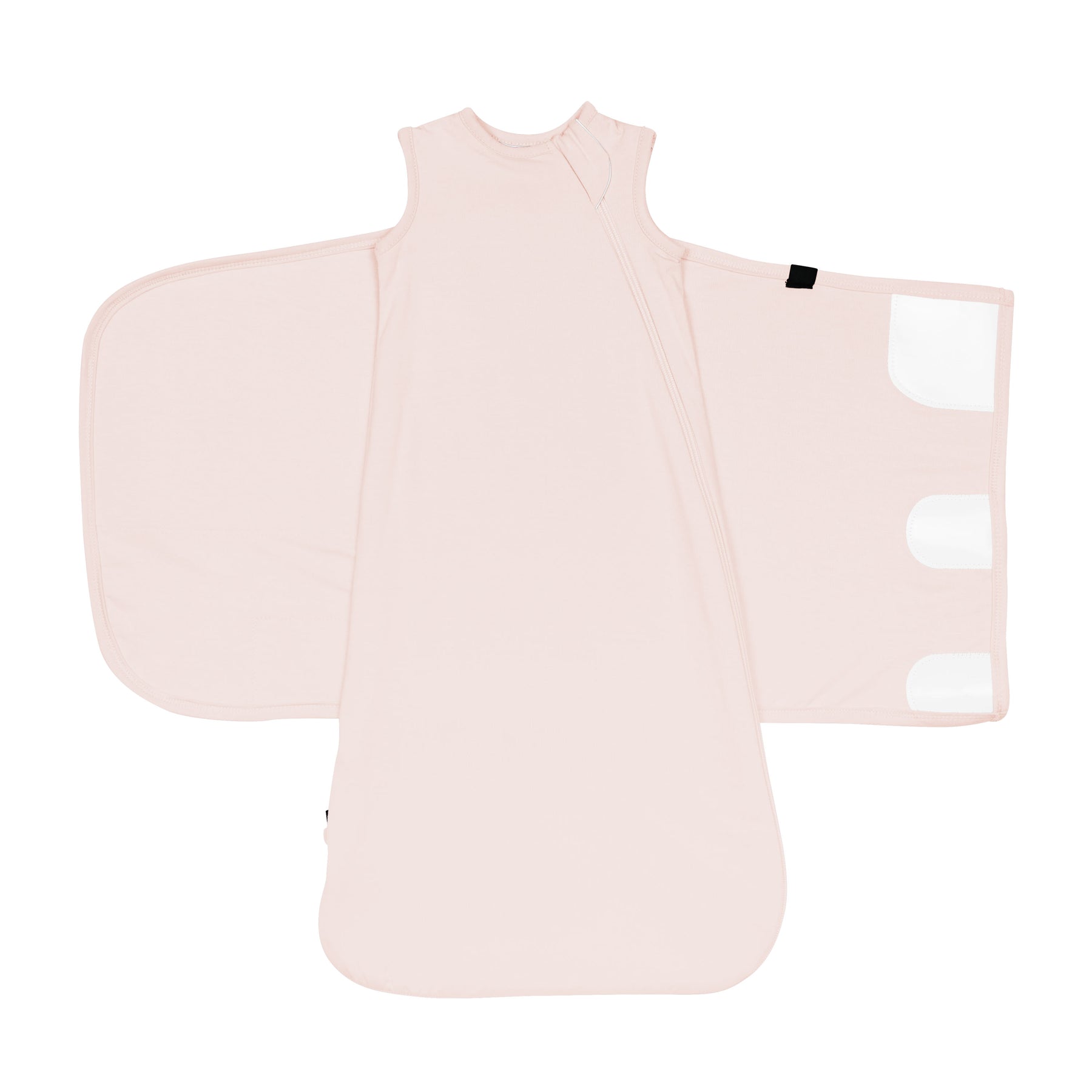 Sleep Bag Swaddler in Blush 0.5 shown unswaddled