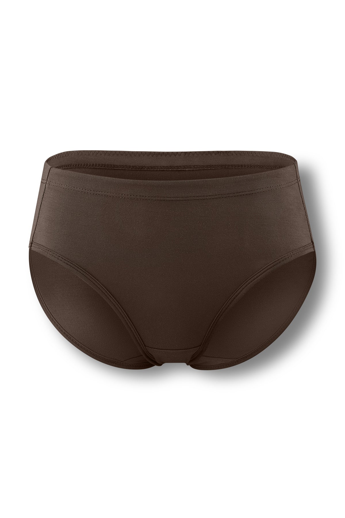 The front of the Women’s Underwear in Espresso shown on a ghost mannequin