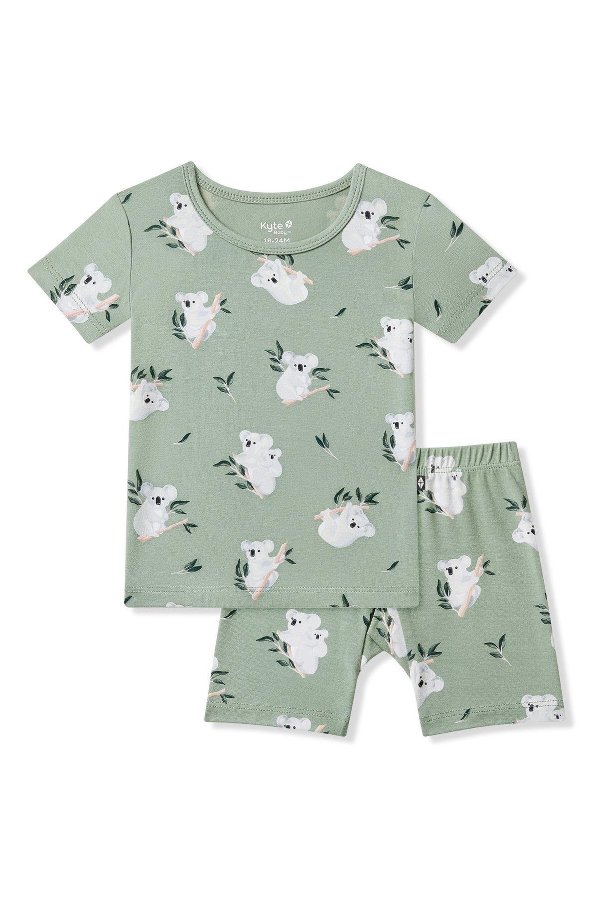Product photo of the Short Sleeve Pajamas in Koala on a white surface