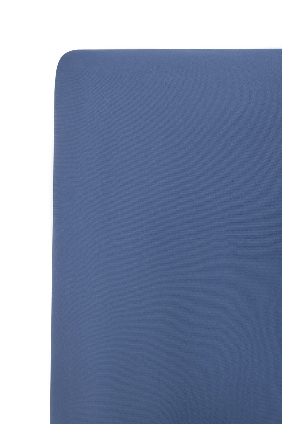 Close up of Crib Sheet in Oxford on a white background