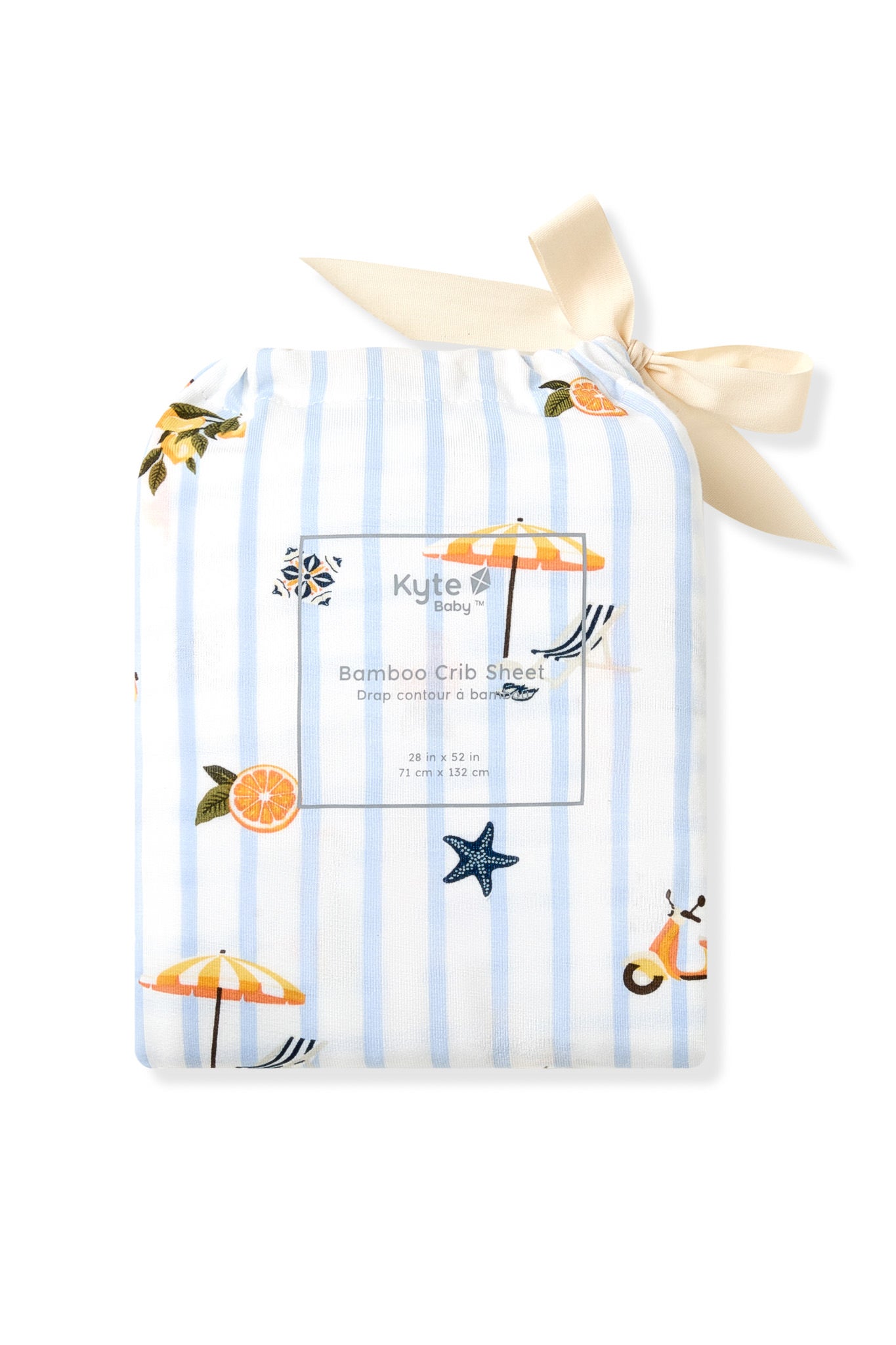 Crib Sheet in Amalfi Coast shown in its packaging