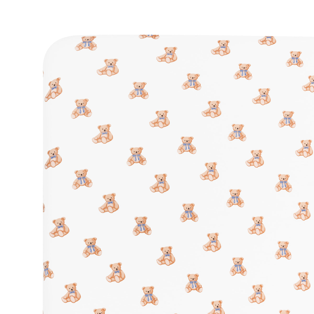 Crib Sheet in Teddy Bear corner