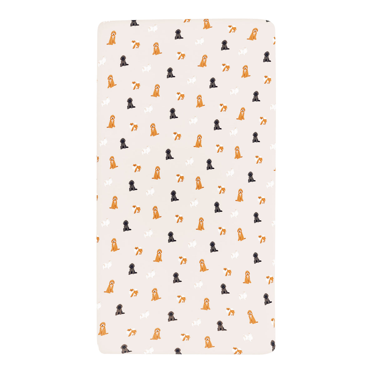 Unisex Crib Sheet in Fluffy Dog