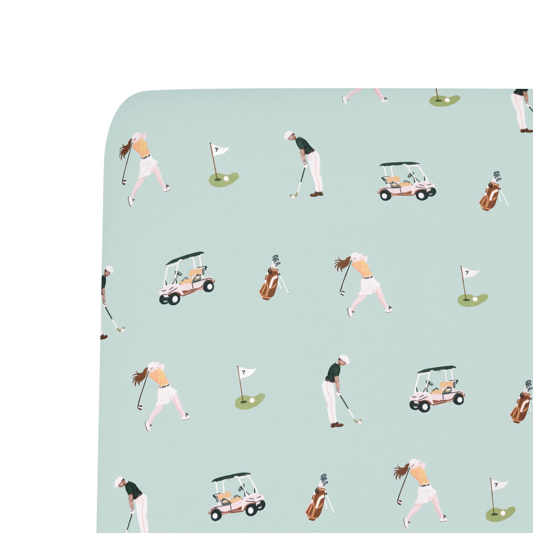 Bamboo Crib Sheet in Golf