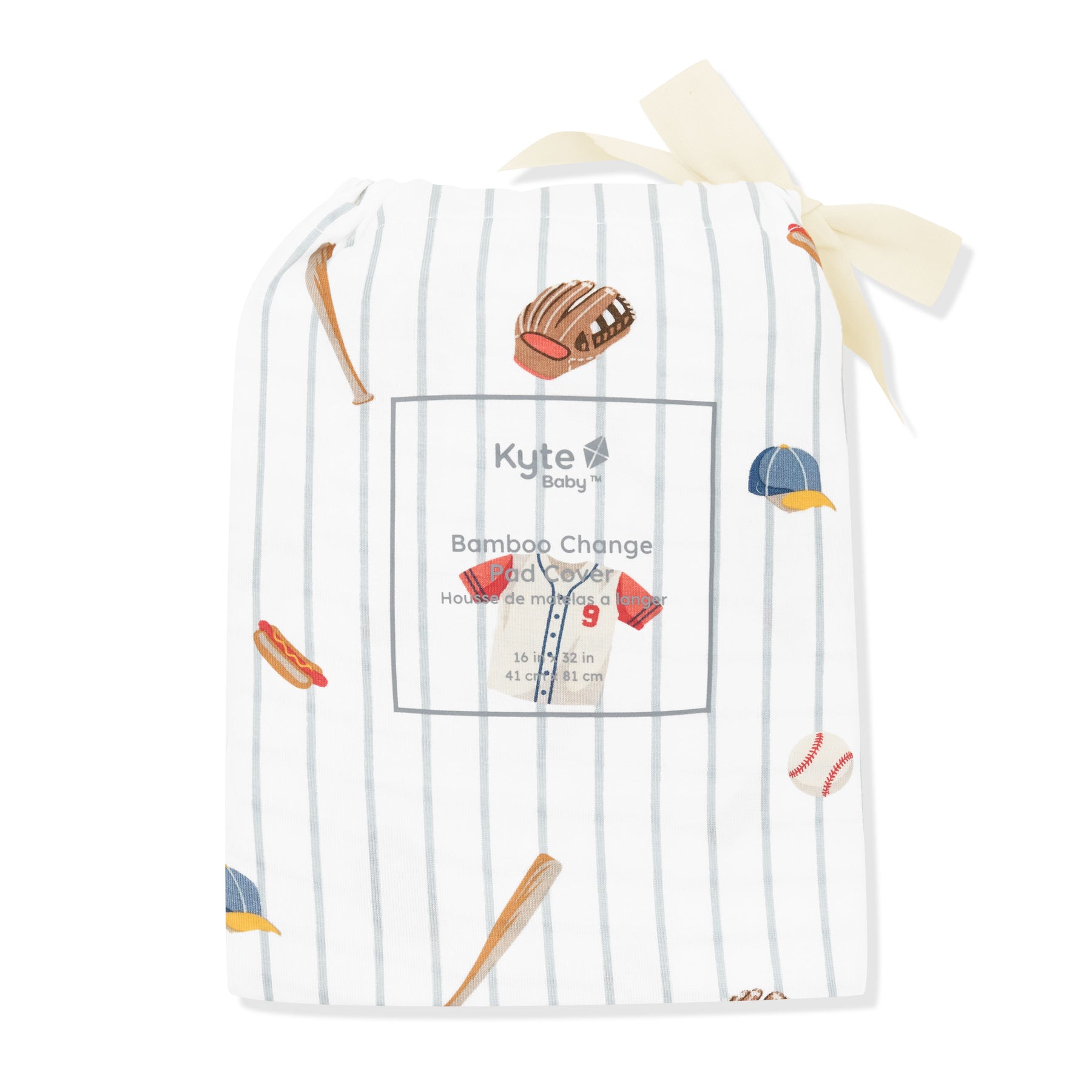 Change Pad Cover in Home Run shown in its packaging