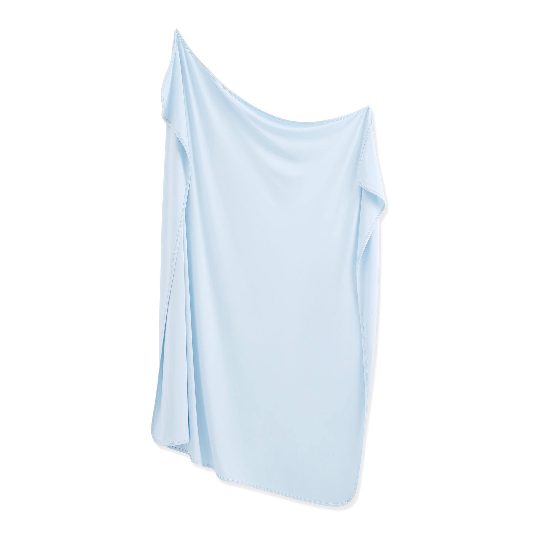Swaddle Blanket in Breeze shown unswaddled