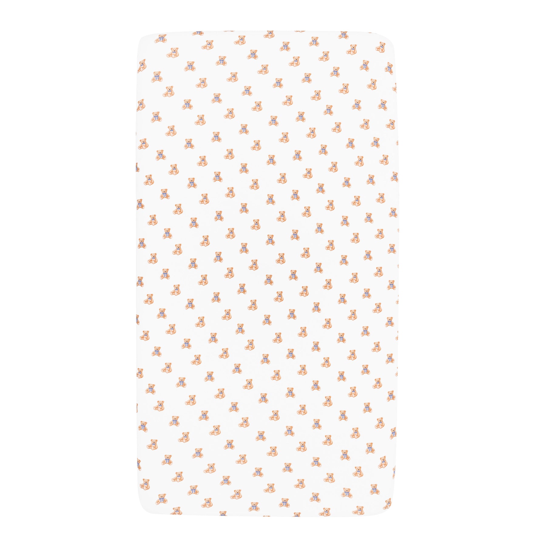Twin Sheet in Teddy Bear on mattress