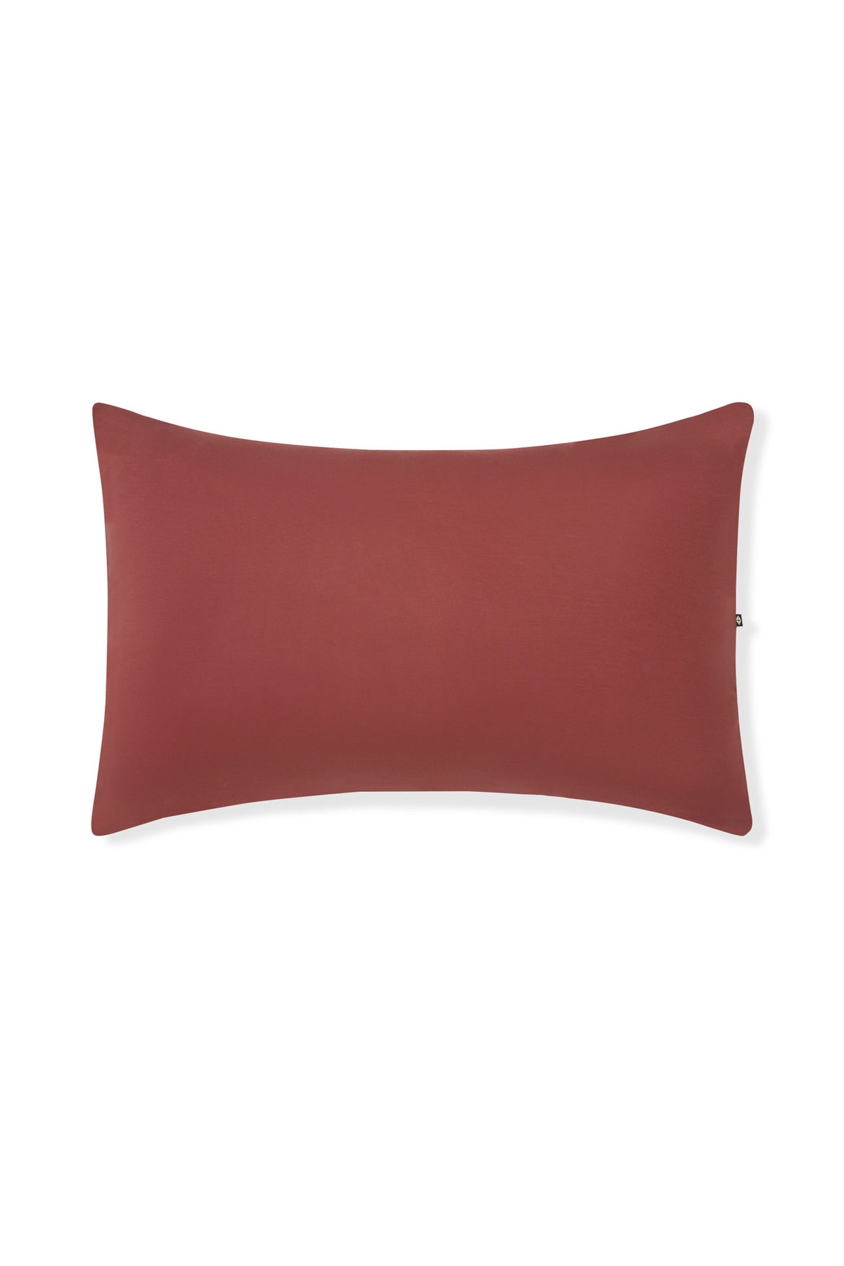 Front Side Standard Pillowcase in Ember on a white background