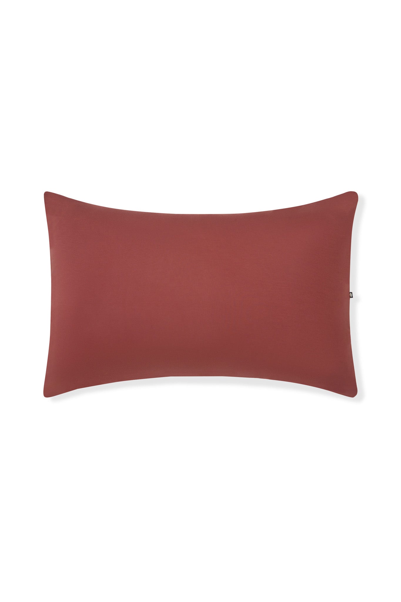 Front Side Standard Pillowcase in Ember on a white background
