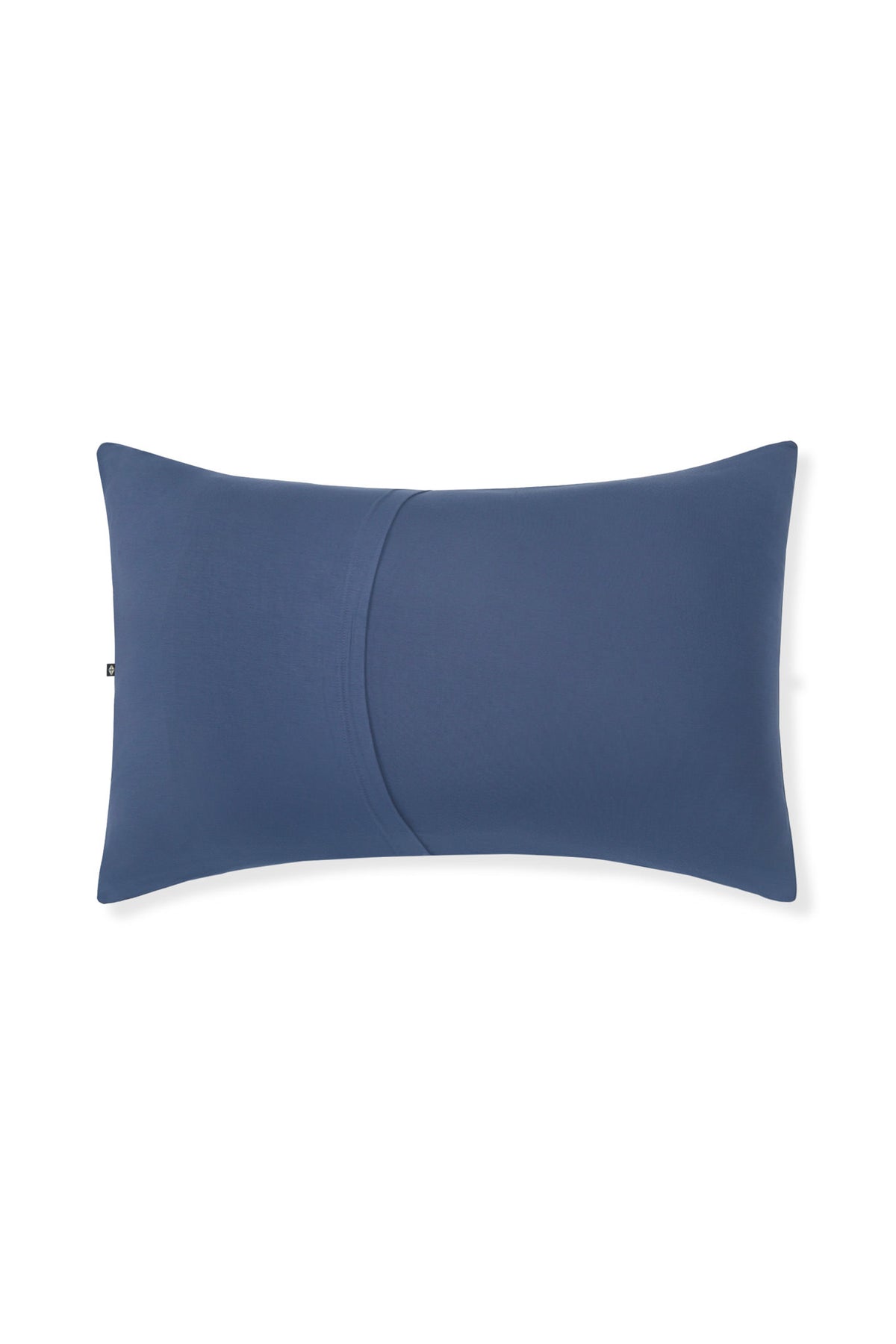 Back Side Standard Pillowcase in Oxford on a white background