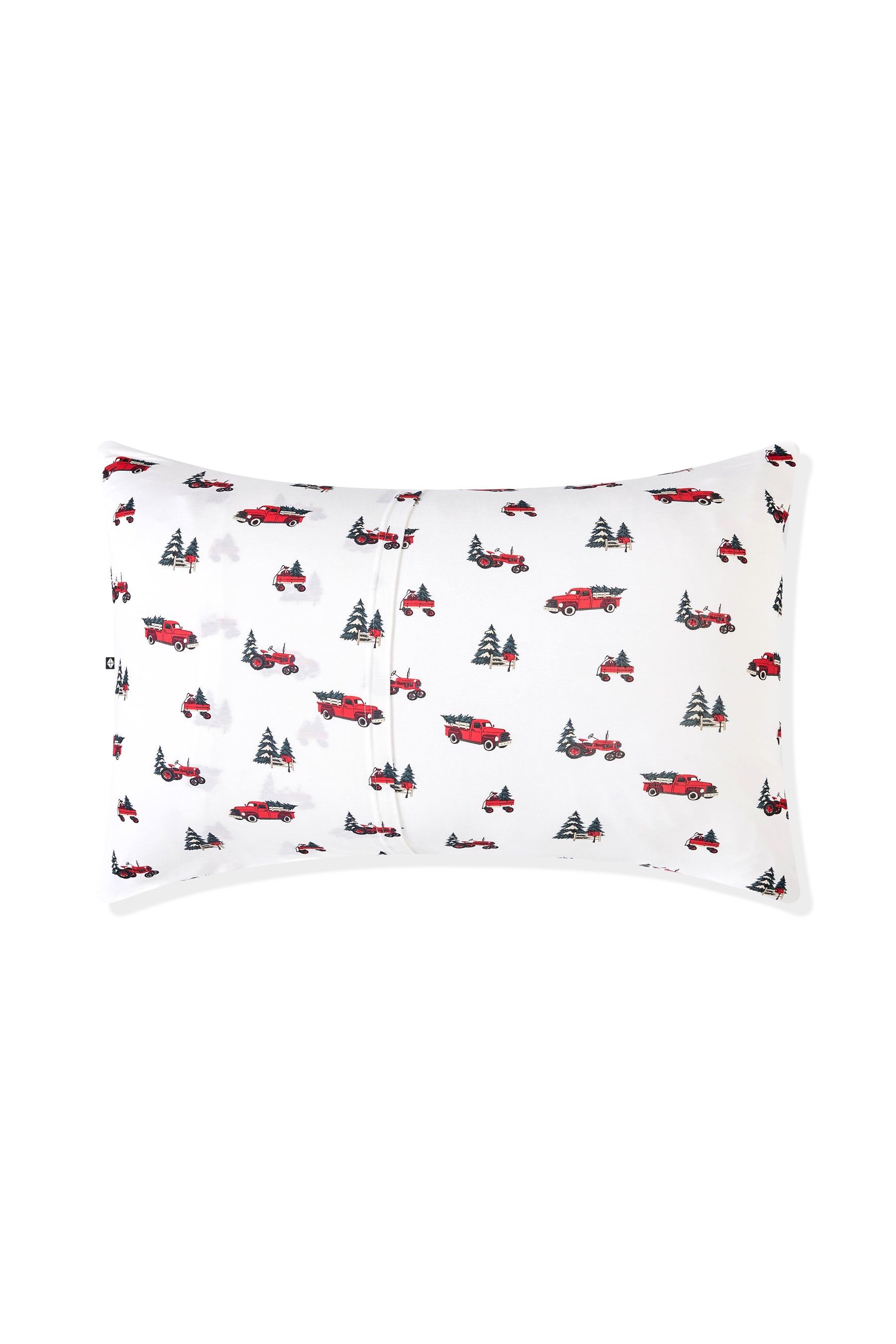 Standard Pillowcase in Holiday Tree Farm