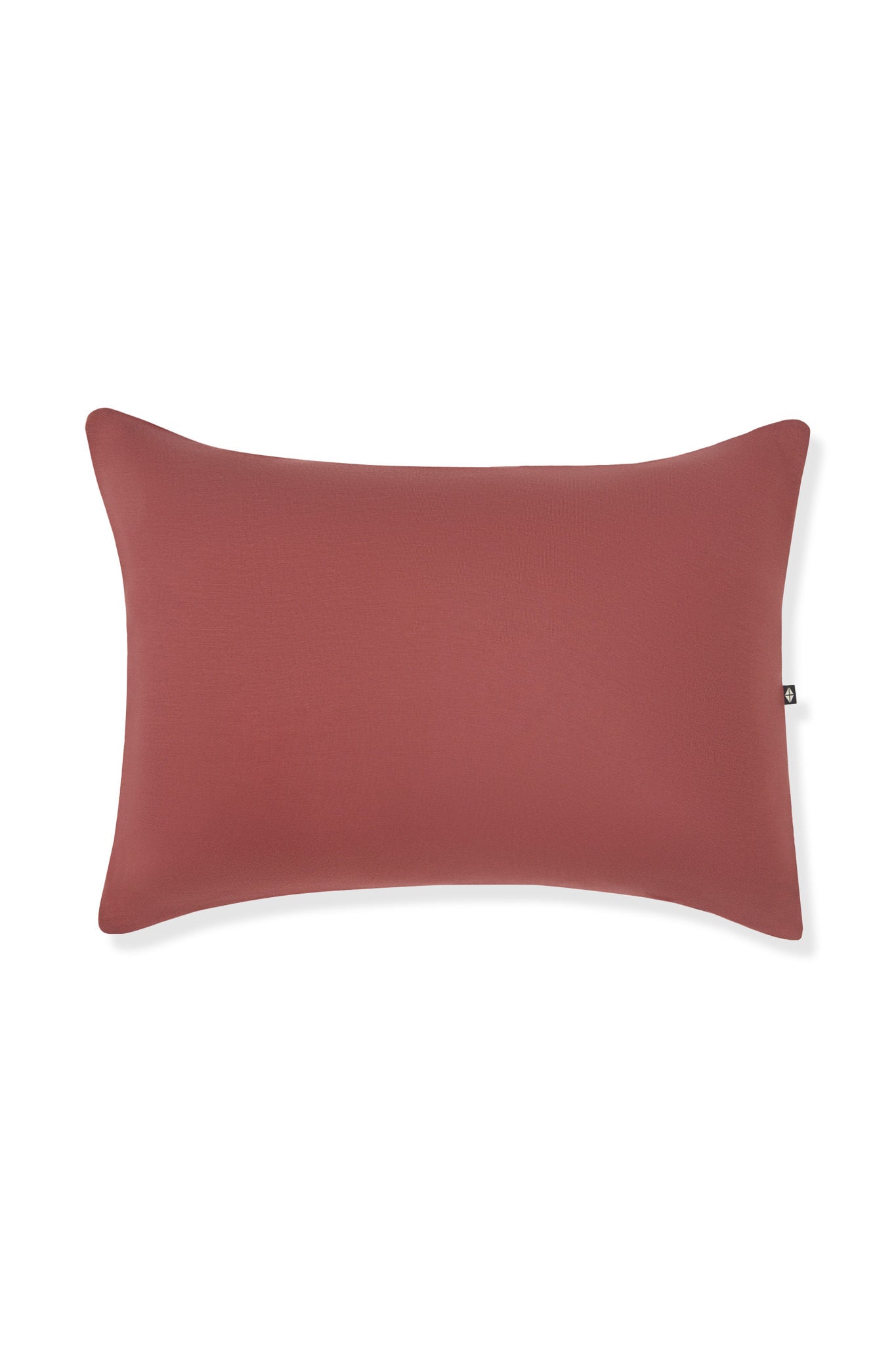 Front side of Toddler Pillowcase in Ember on a white background