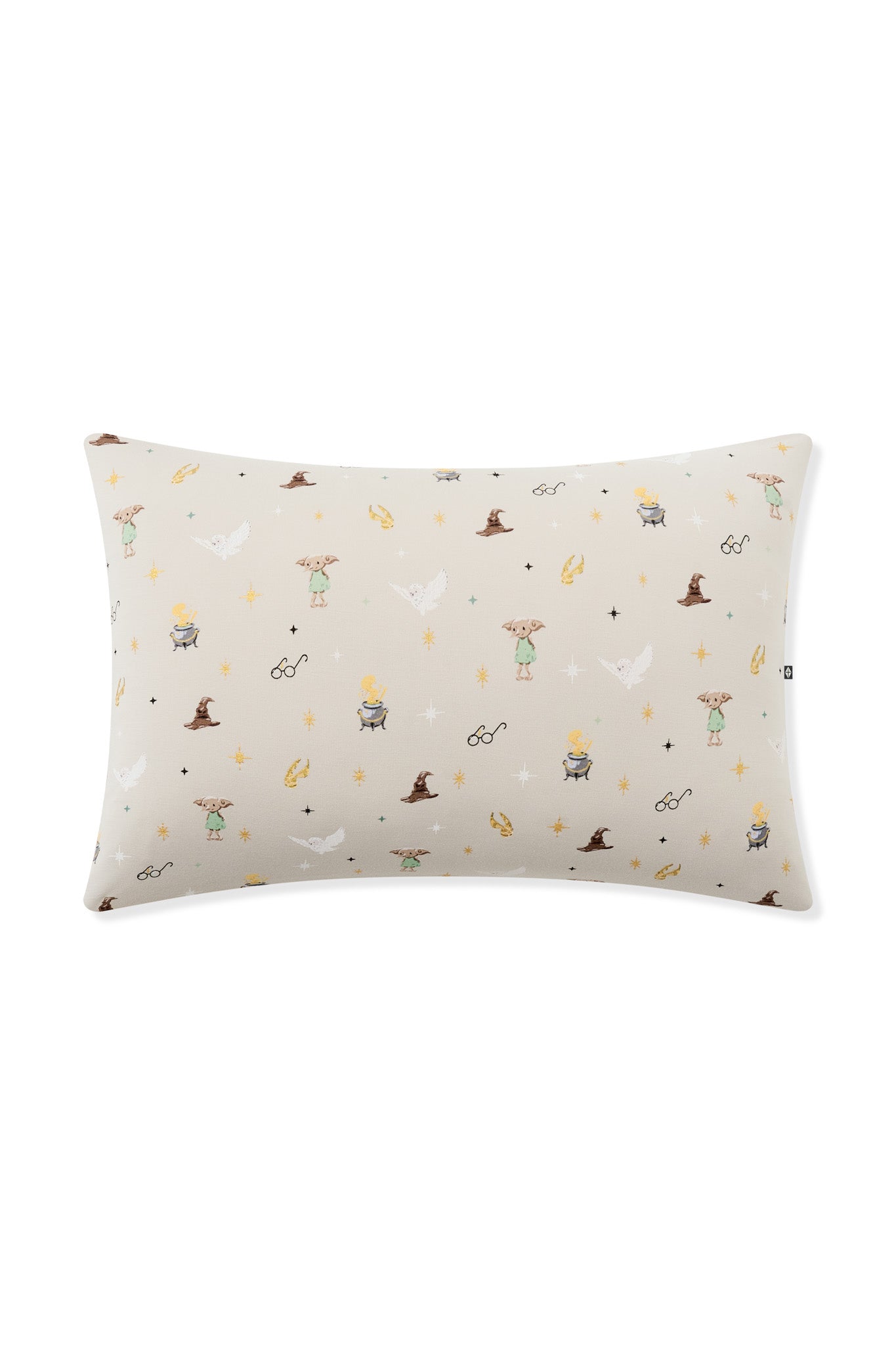 Toddler pillowcase with Harry Potter prints on a white background