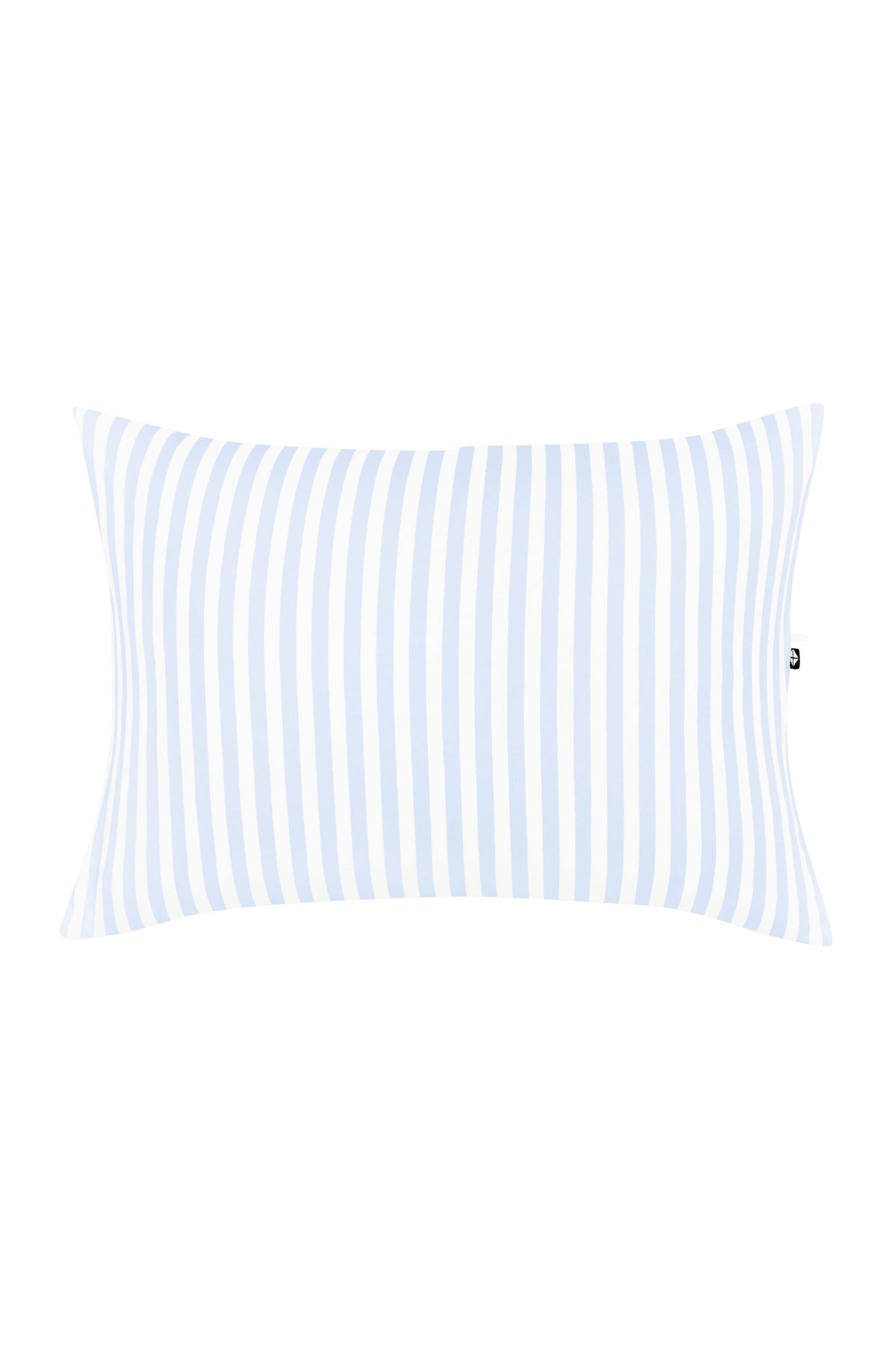 Product photo of the front of Toddler Pillowcase in Small Mist Stripe