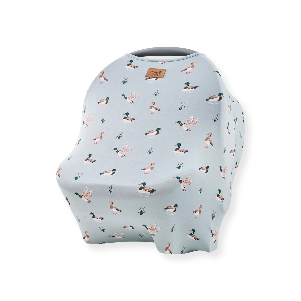 Car Seat Cover in Mallard Duck shown over a car seat