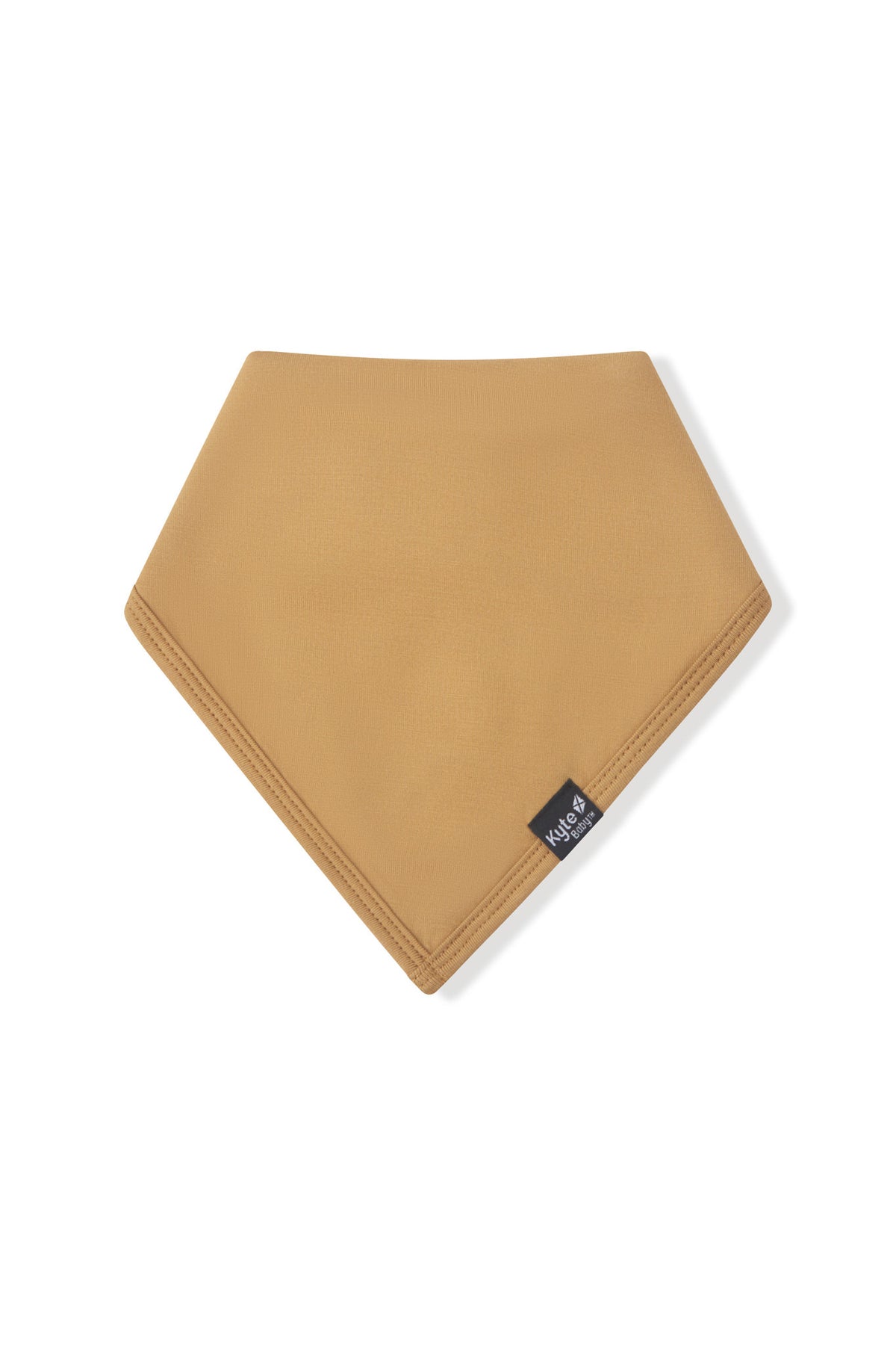 Front side of Bib in Ochre on a white background