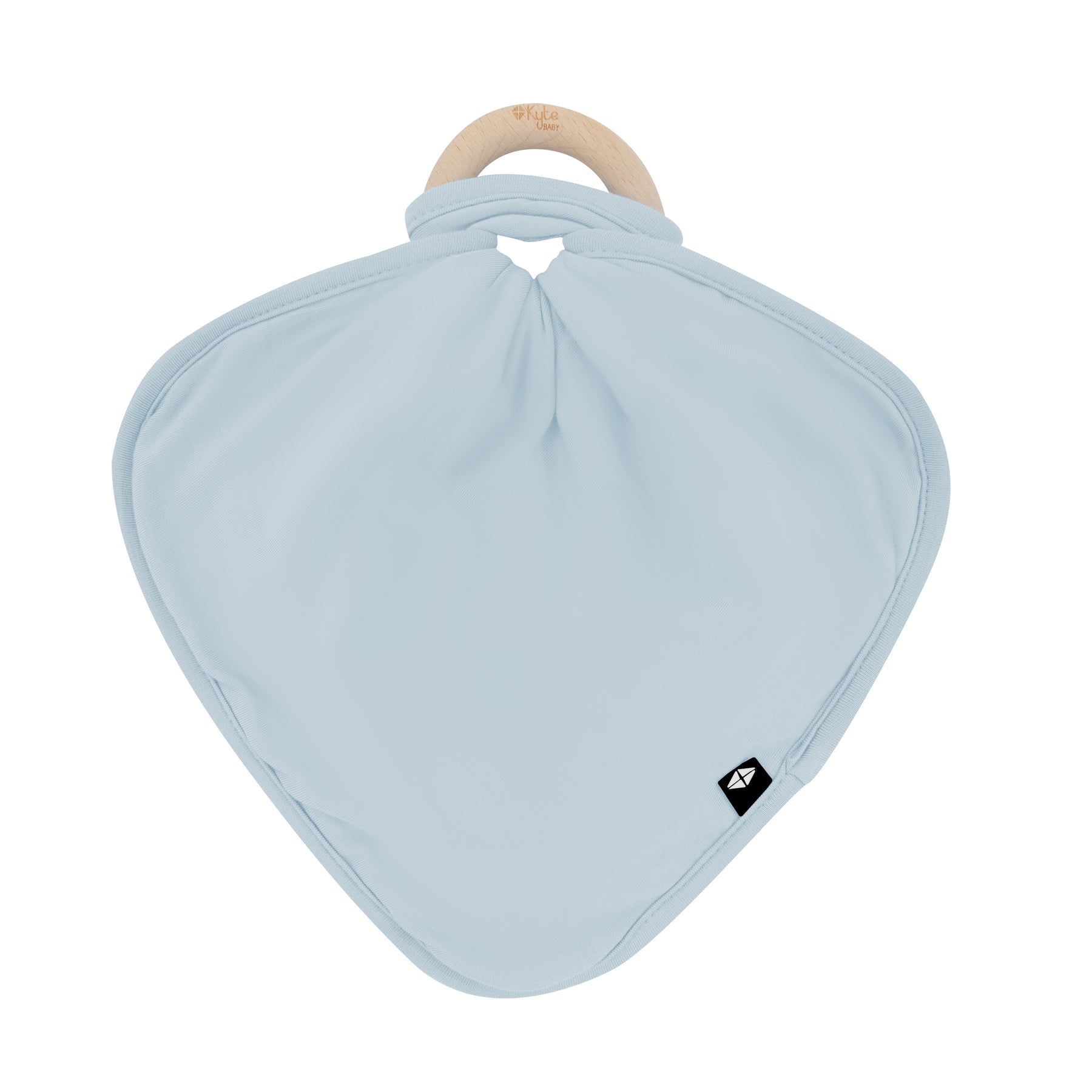 Flat lay of Lovey in Fog with Removable Teething Ring