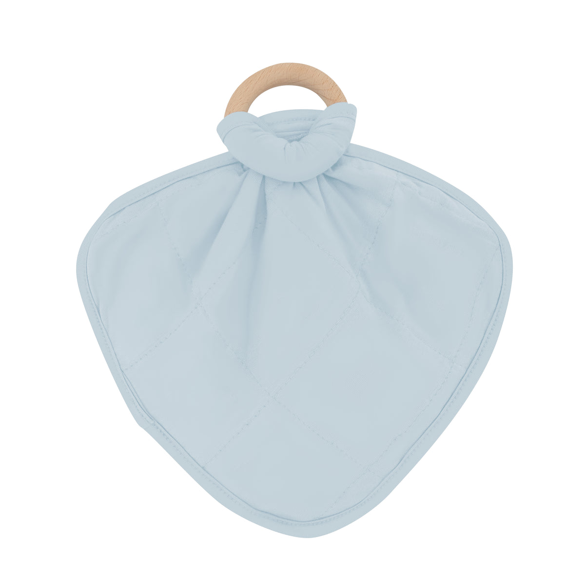 Flipped over Lovey in Fog with Removable Teething Ring 