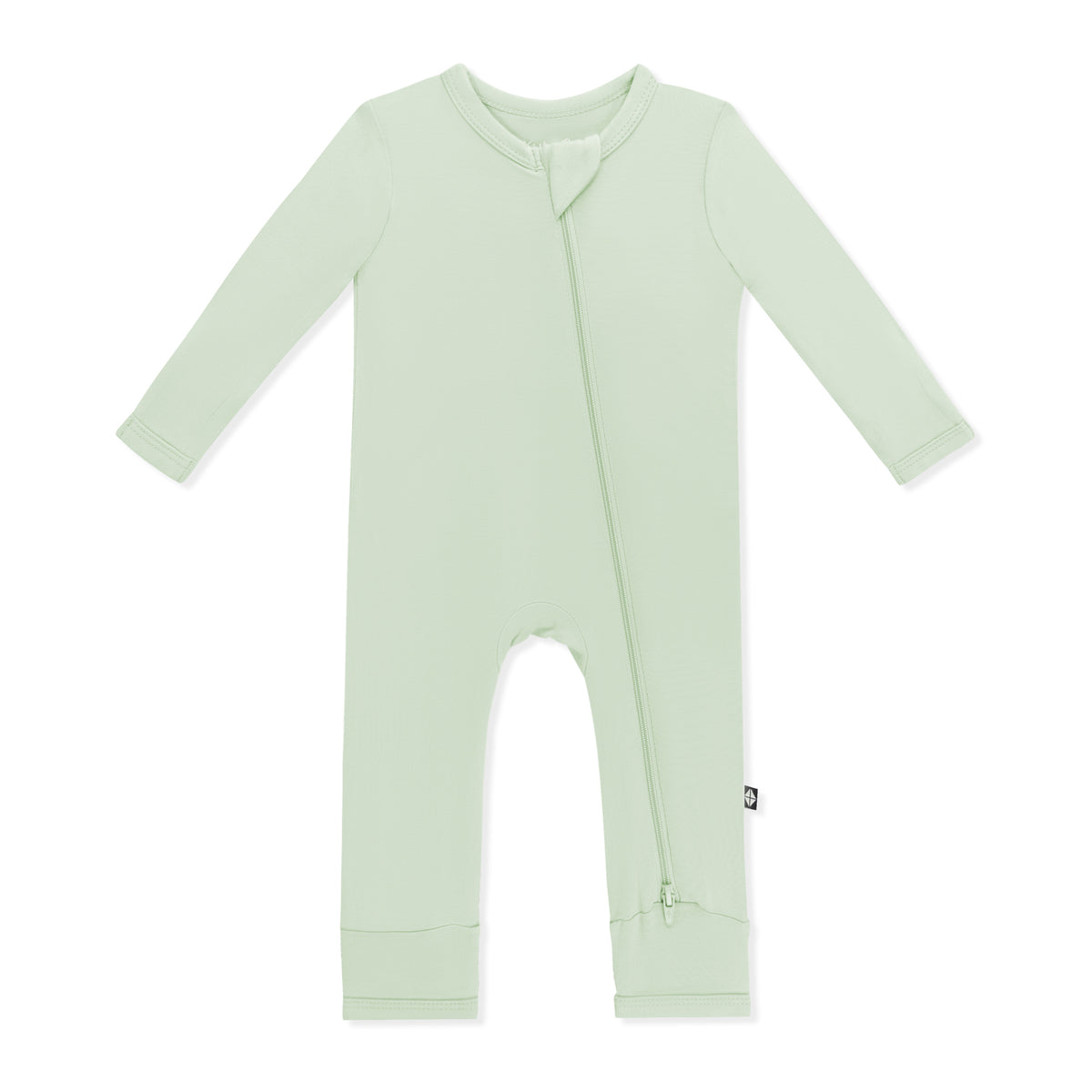 Product photo of the Zippered Romper in Basil