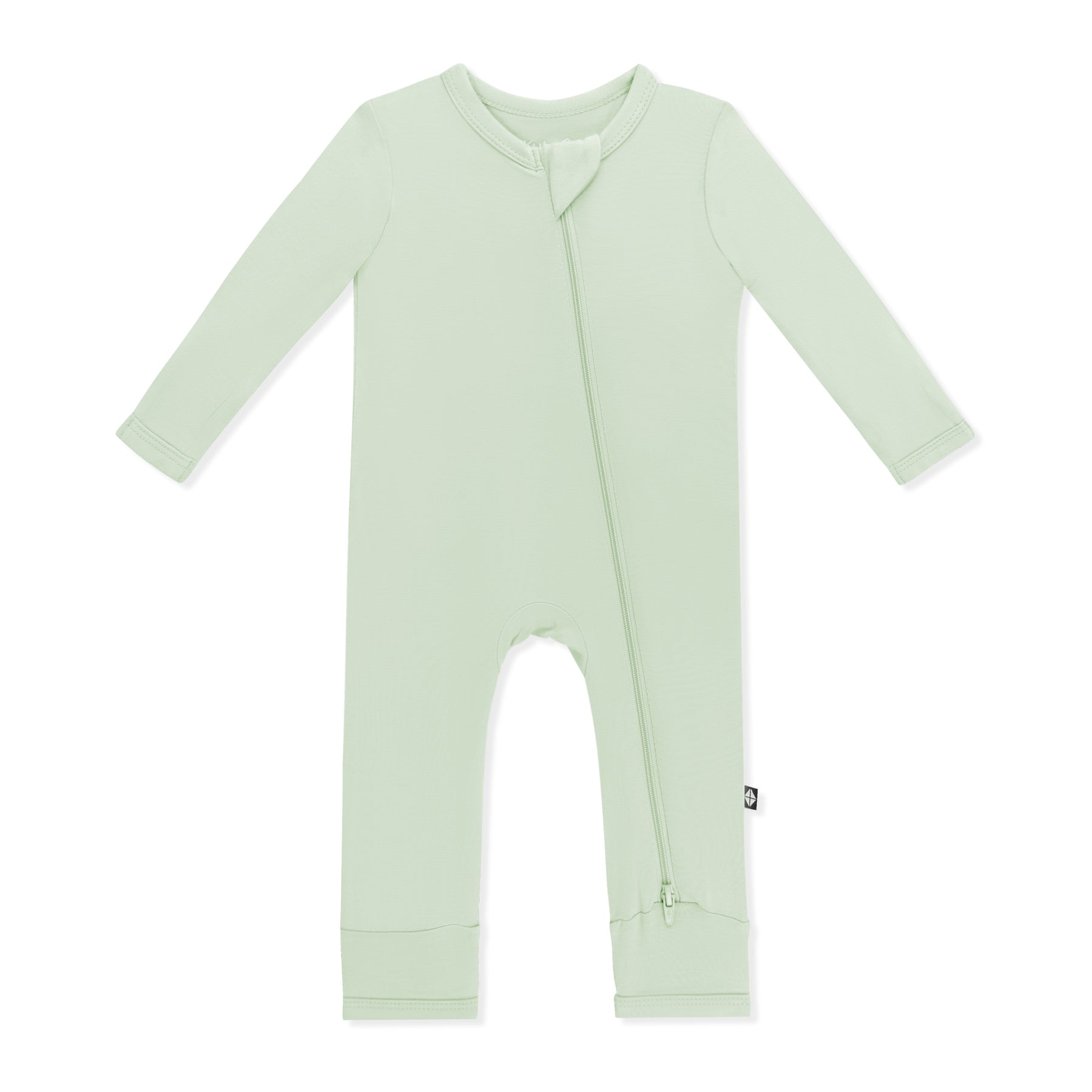 Product photo of the Zippered Romper in Basil